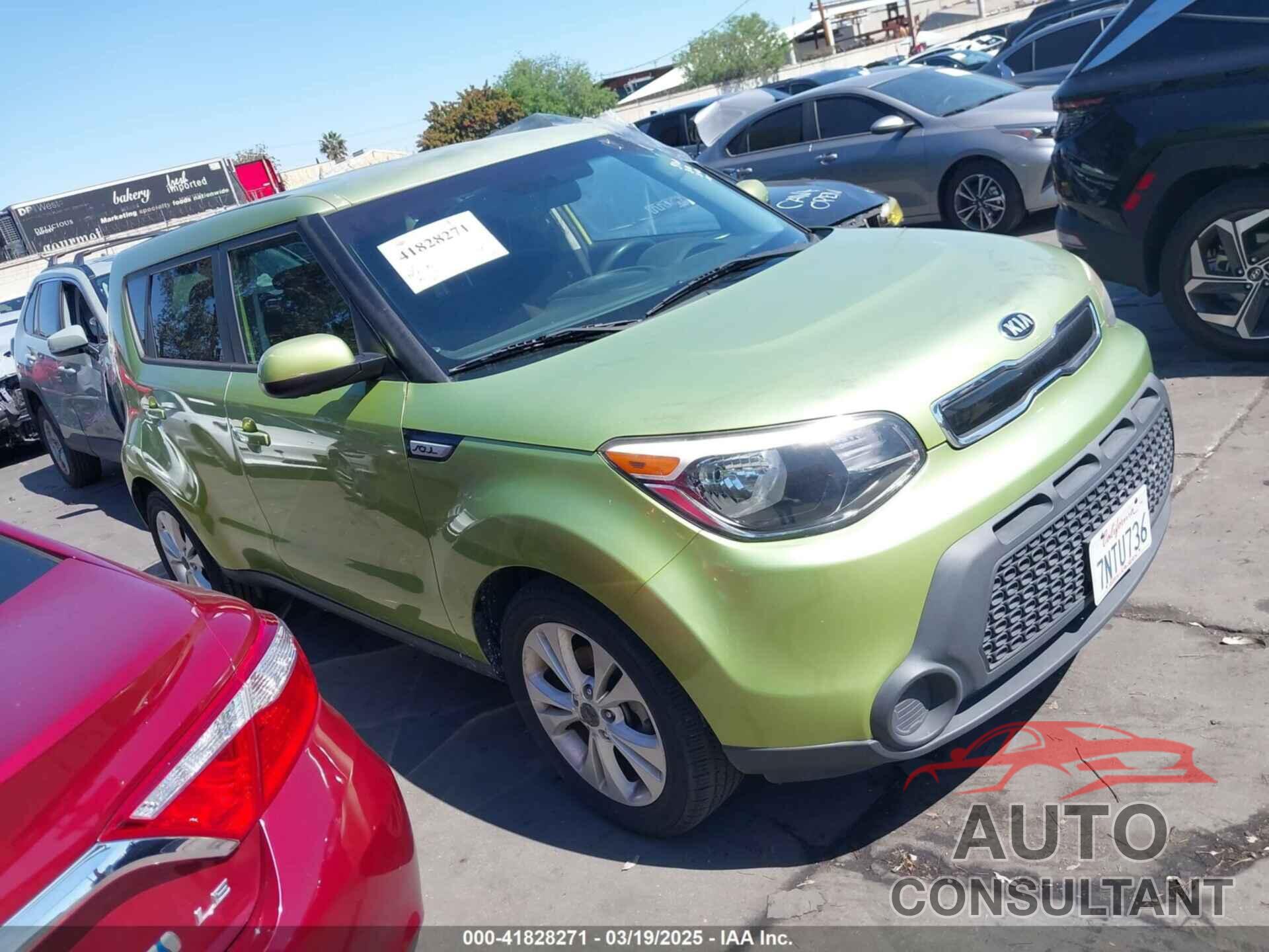 KIA SOUL 2015 - KNDJP3A54F7789281