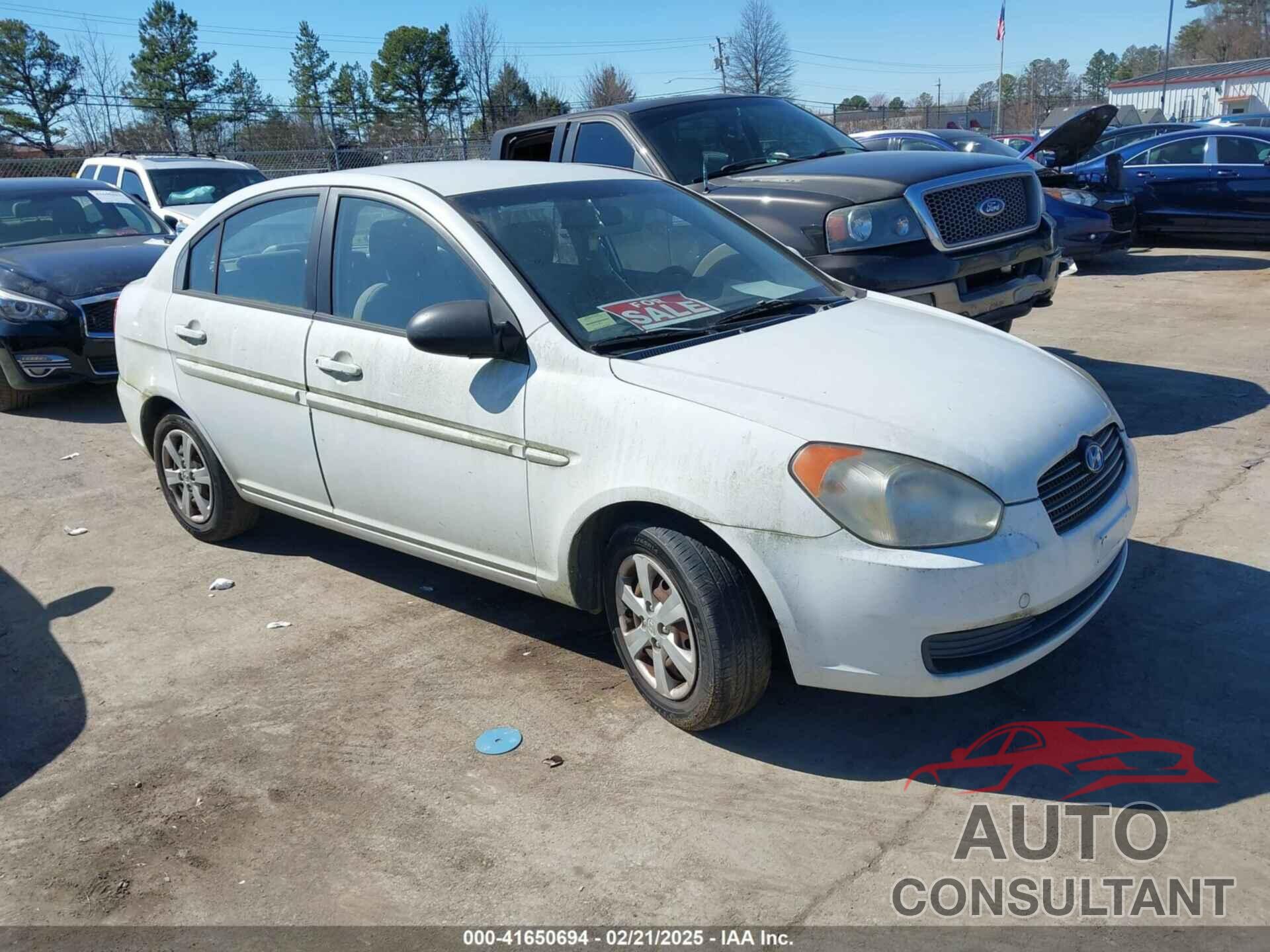 HYUNDAI ACCENT 2009 - KMHCN46C89U371982