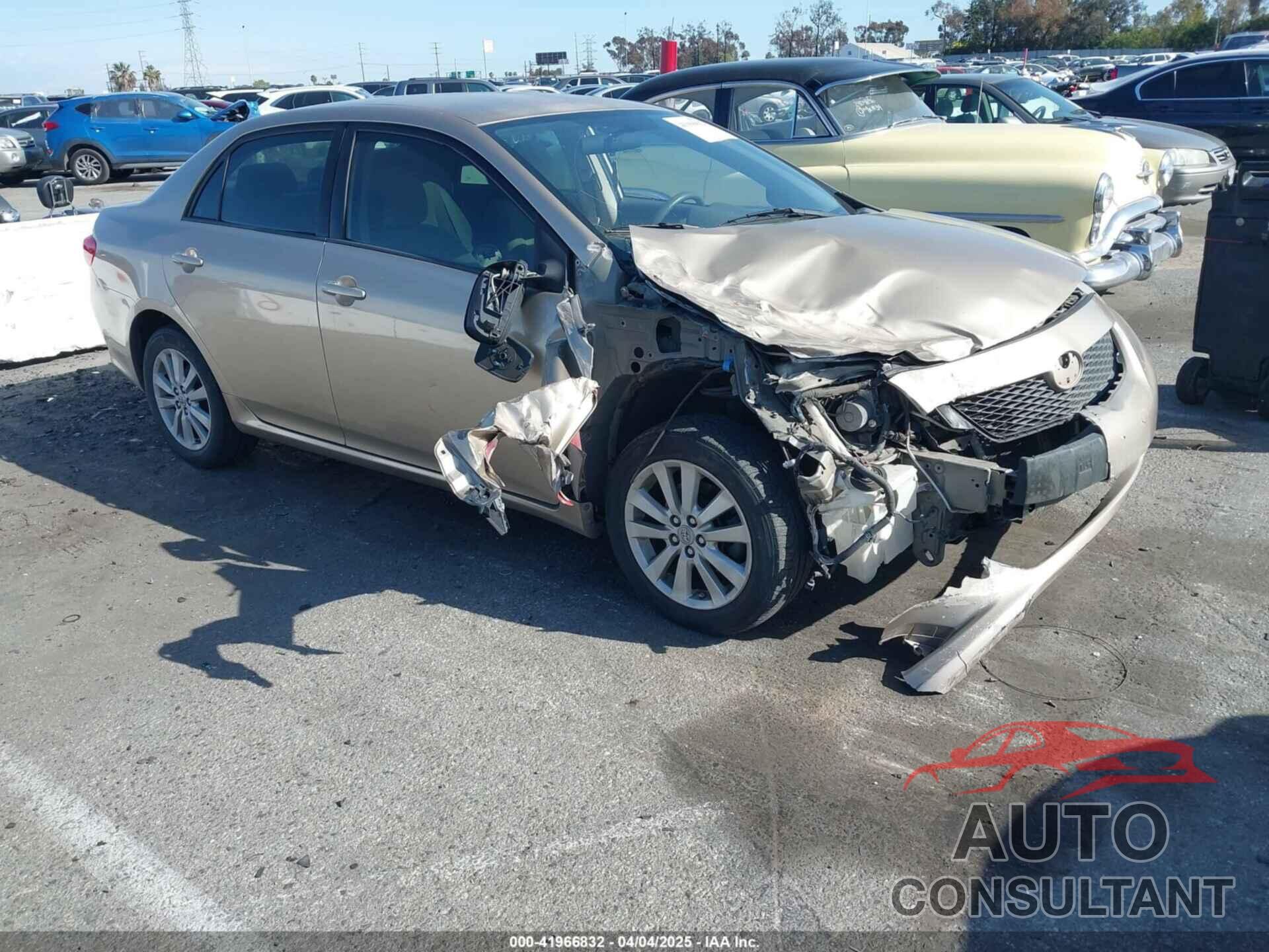 TOYOTA COROLLA 2009 - 1NXBU40E29Z085053