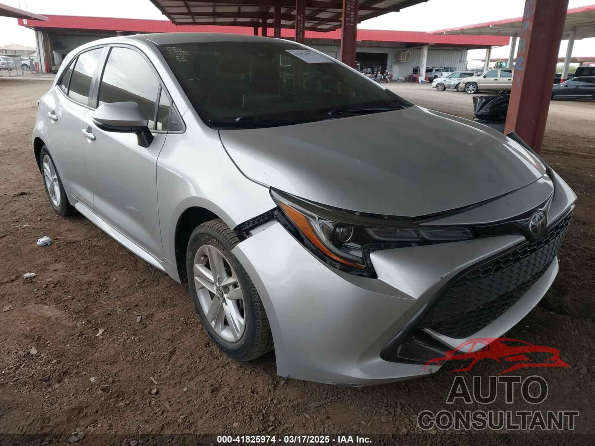 TOYOTA COROLLA 2021 - JTNB4MBE6M3126568
