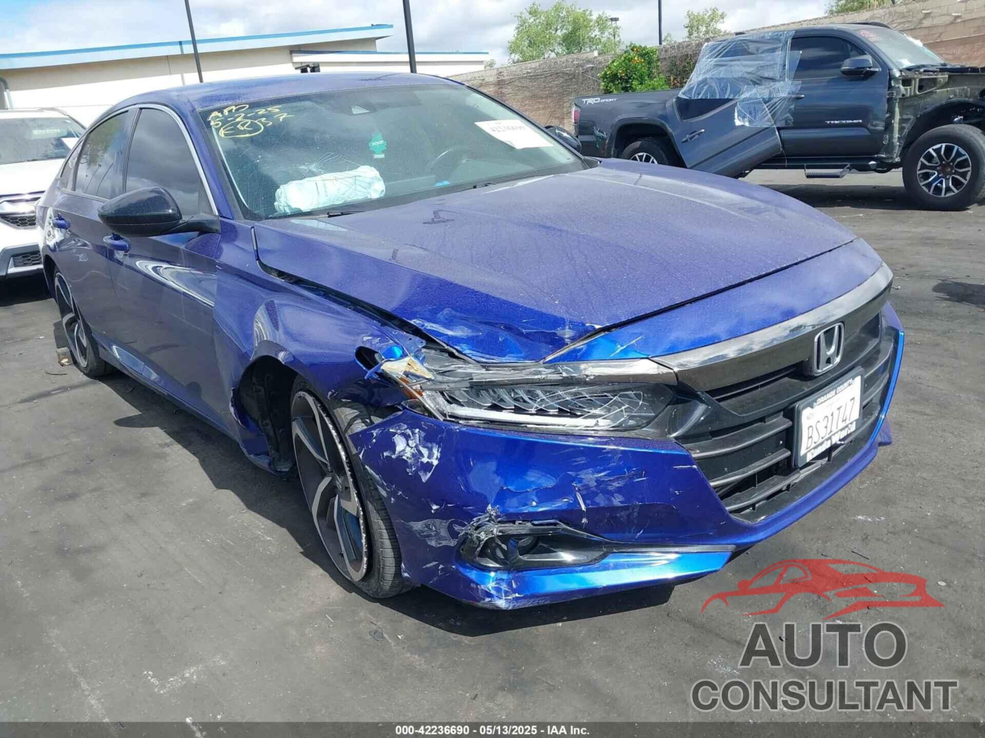 HONDA ACCORD 2021 - 1HGCV1F44MA091127