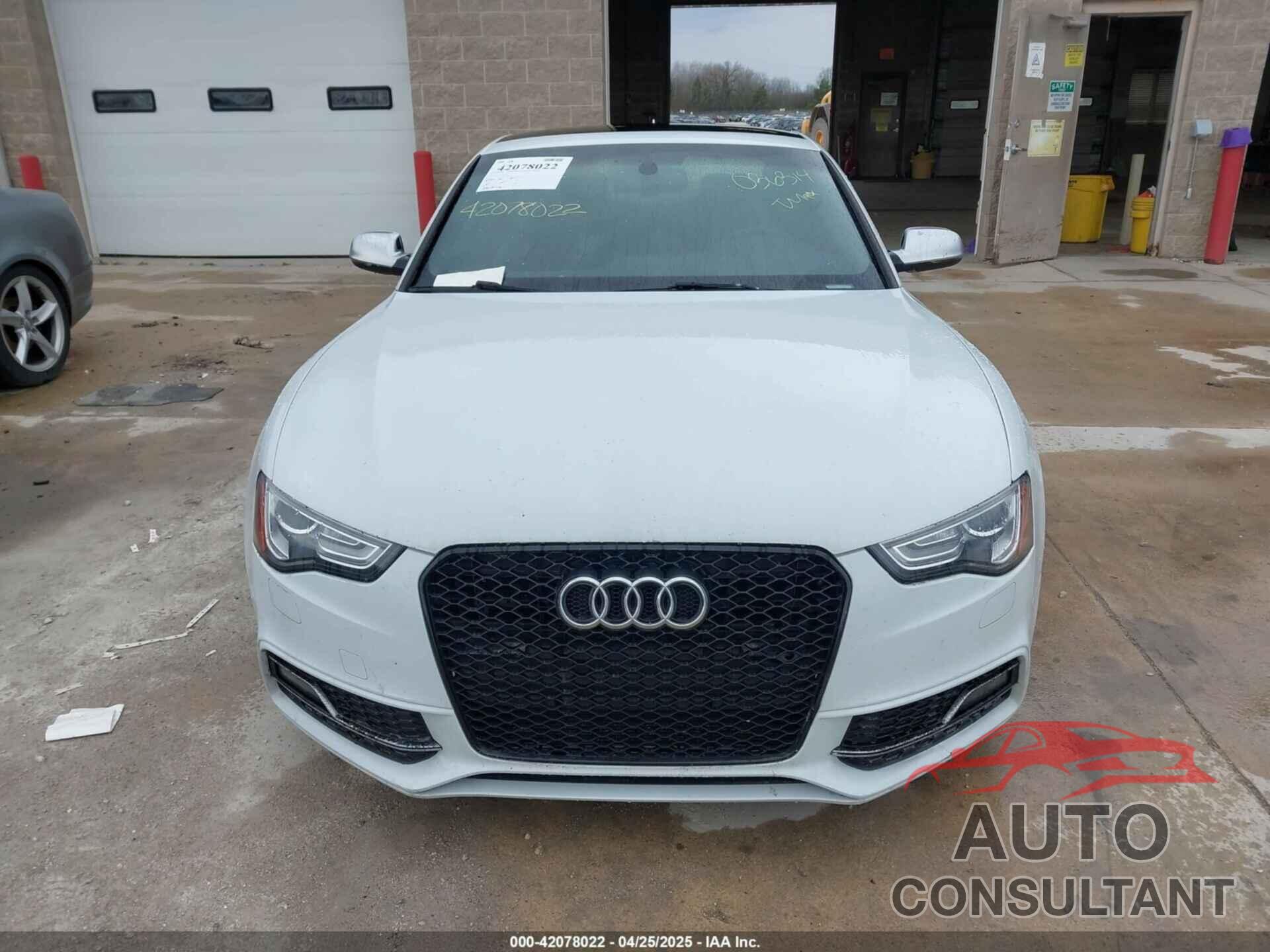 AUDI S5 2013 - WAUVGAFR0DA036314