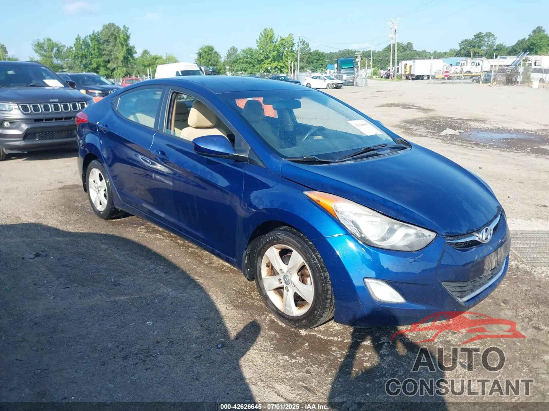 HYUNDAI ELANTRA 2013 - KMHDH4AEXDU598166