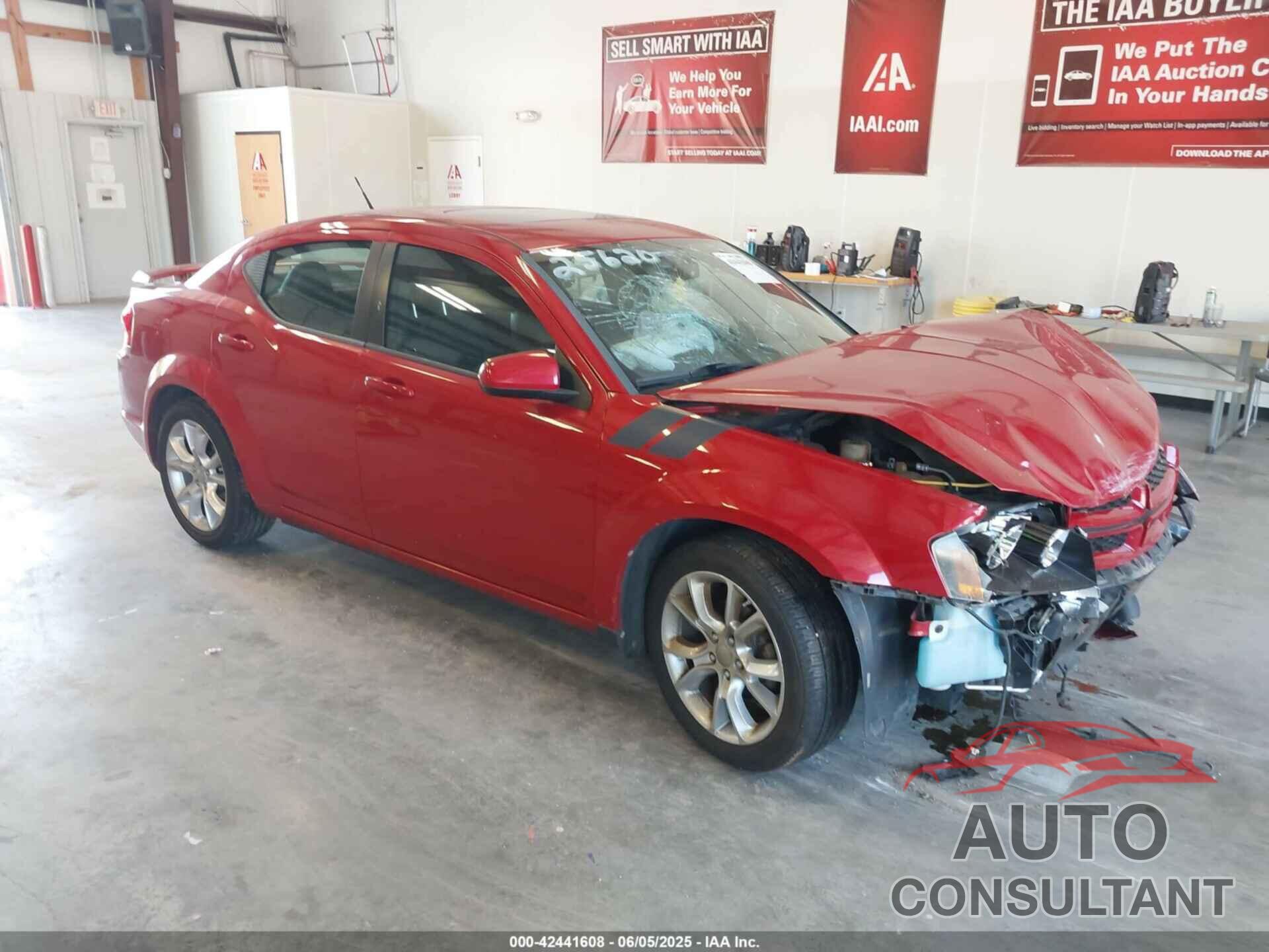 DODGE AVENGER 2013 - 1C3CDZBG4DN717756