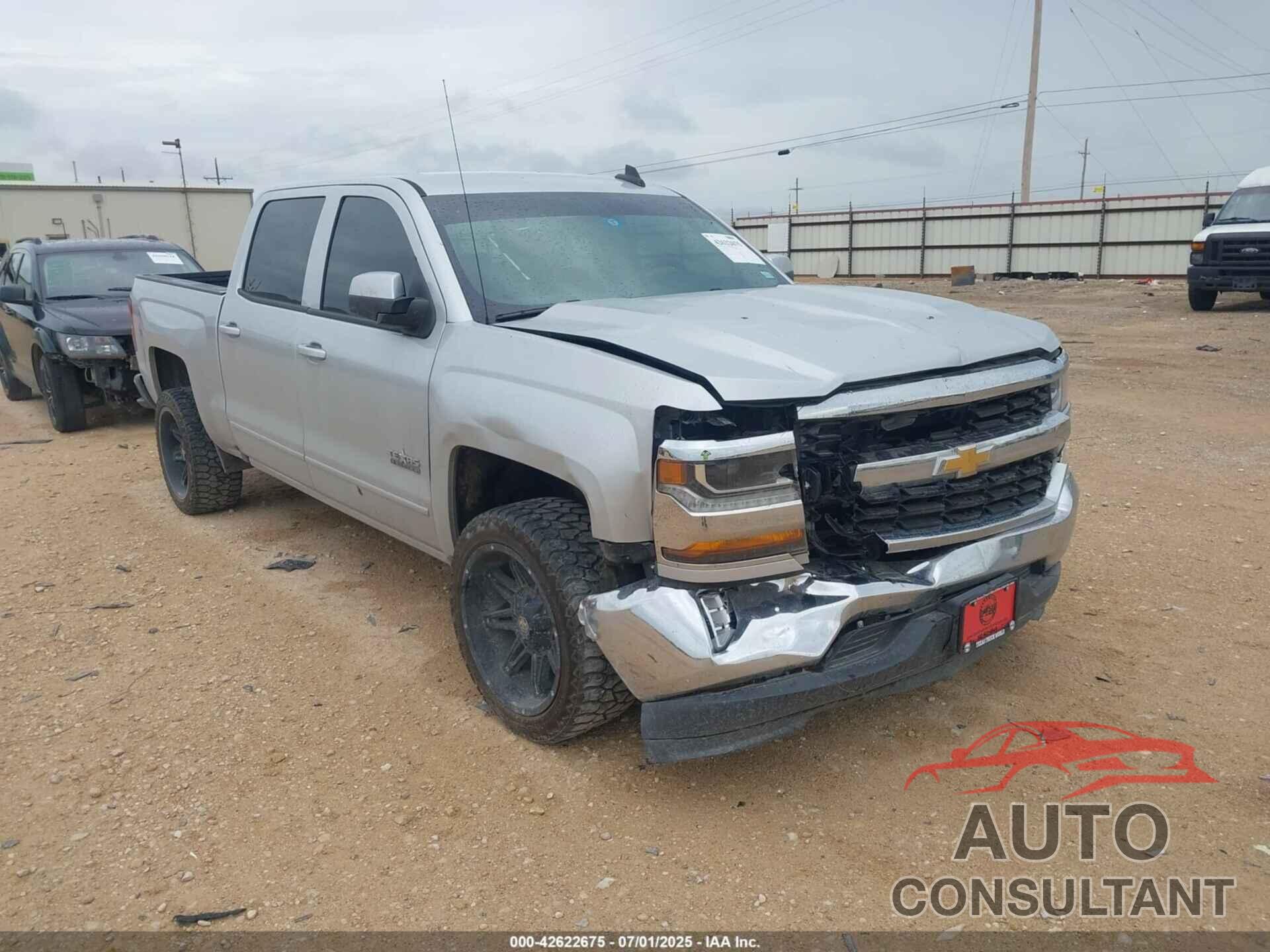 CHEVROLET SILVERADO 1500 2017 - 3GCPCREC1HG235477
