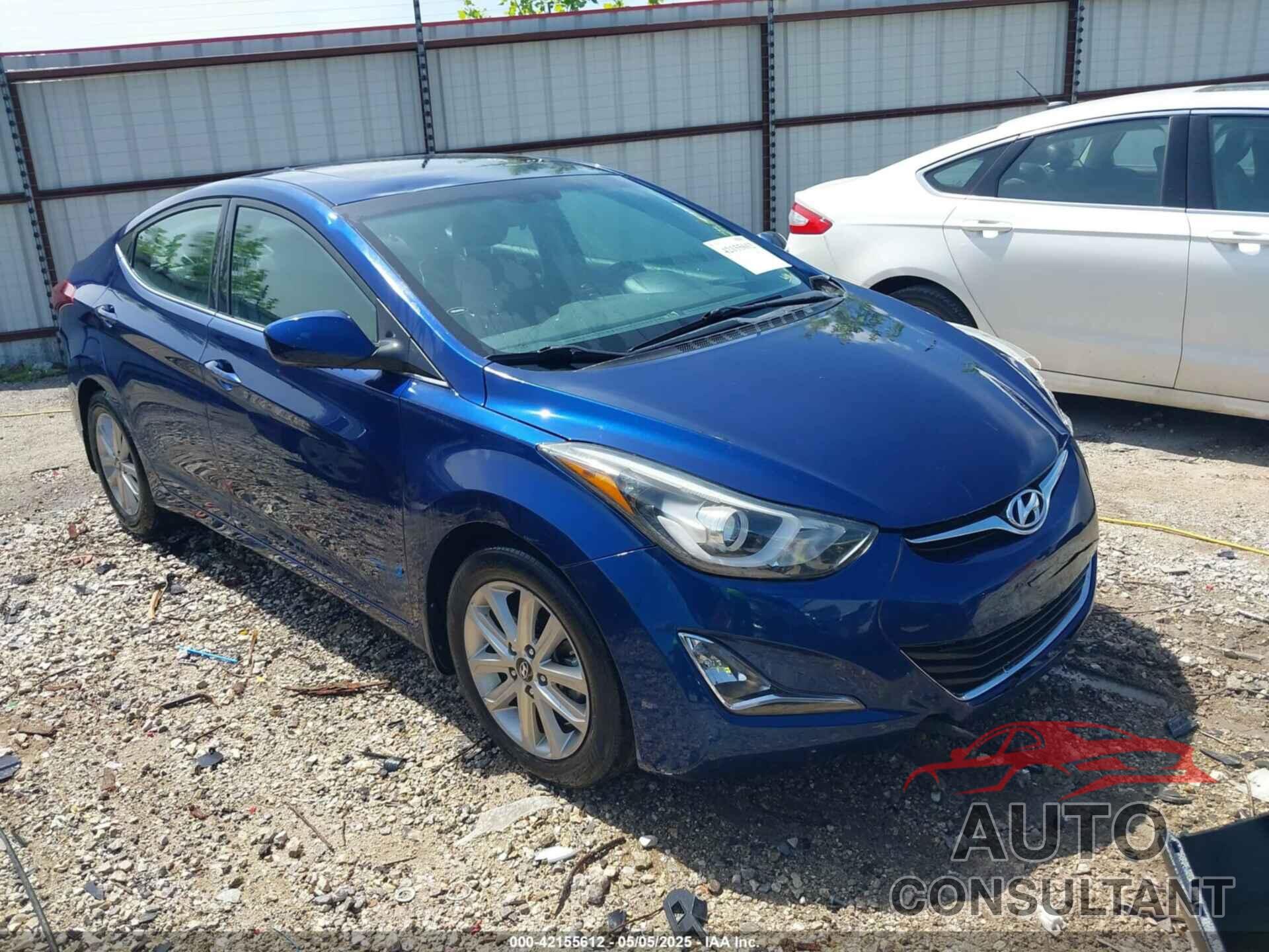 HYUNDAI ELANTRA 2015 - 5NPDH4AE7FH592603