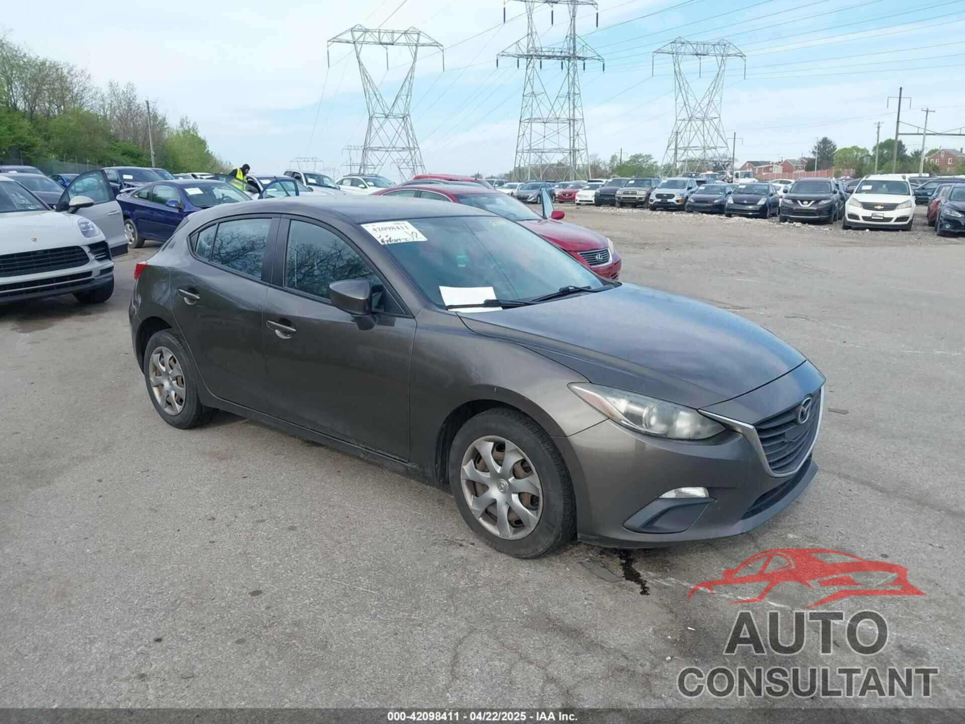 MAZDA MAZDA3 2014 - JM1BM1K7XE1213729