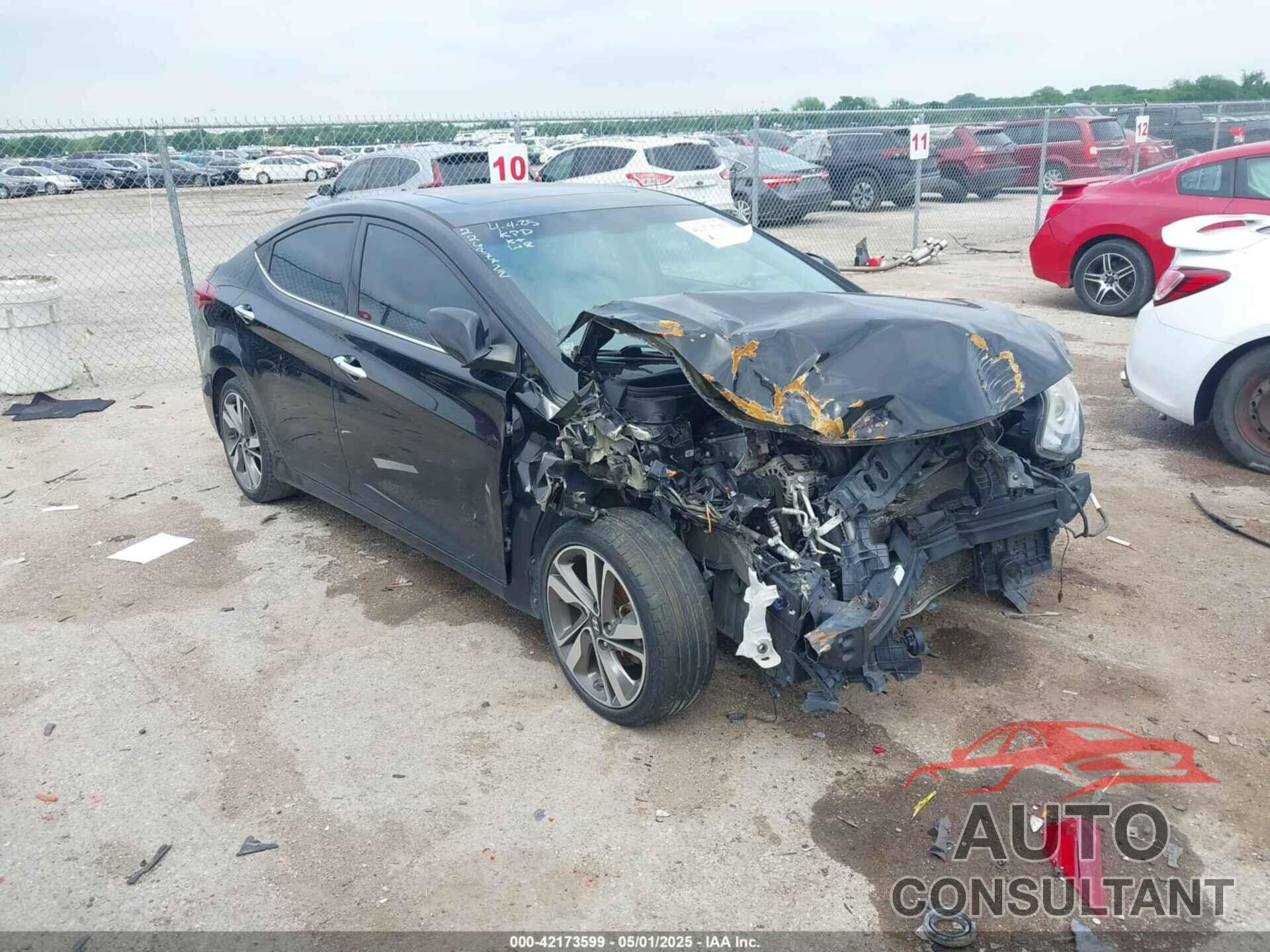 HYUNDAI ELANTRA 2014 - 5NPDH4AE2EH500795
