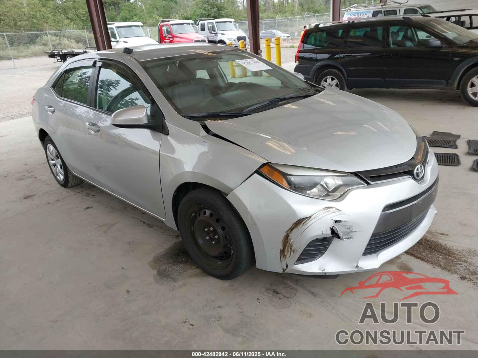 TOYOTA COROLLA 2015 - 2T1BURHE7FC258189