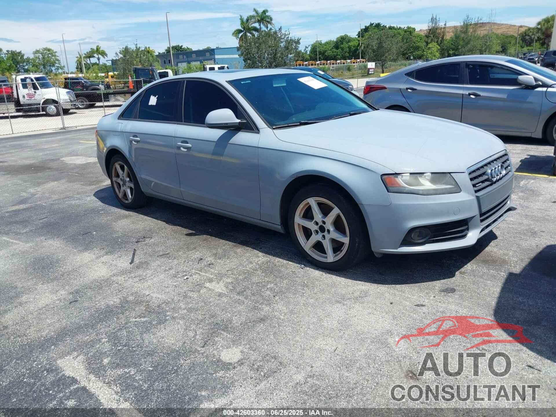 AUDI A4 2009 - WAULF78K29N025215