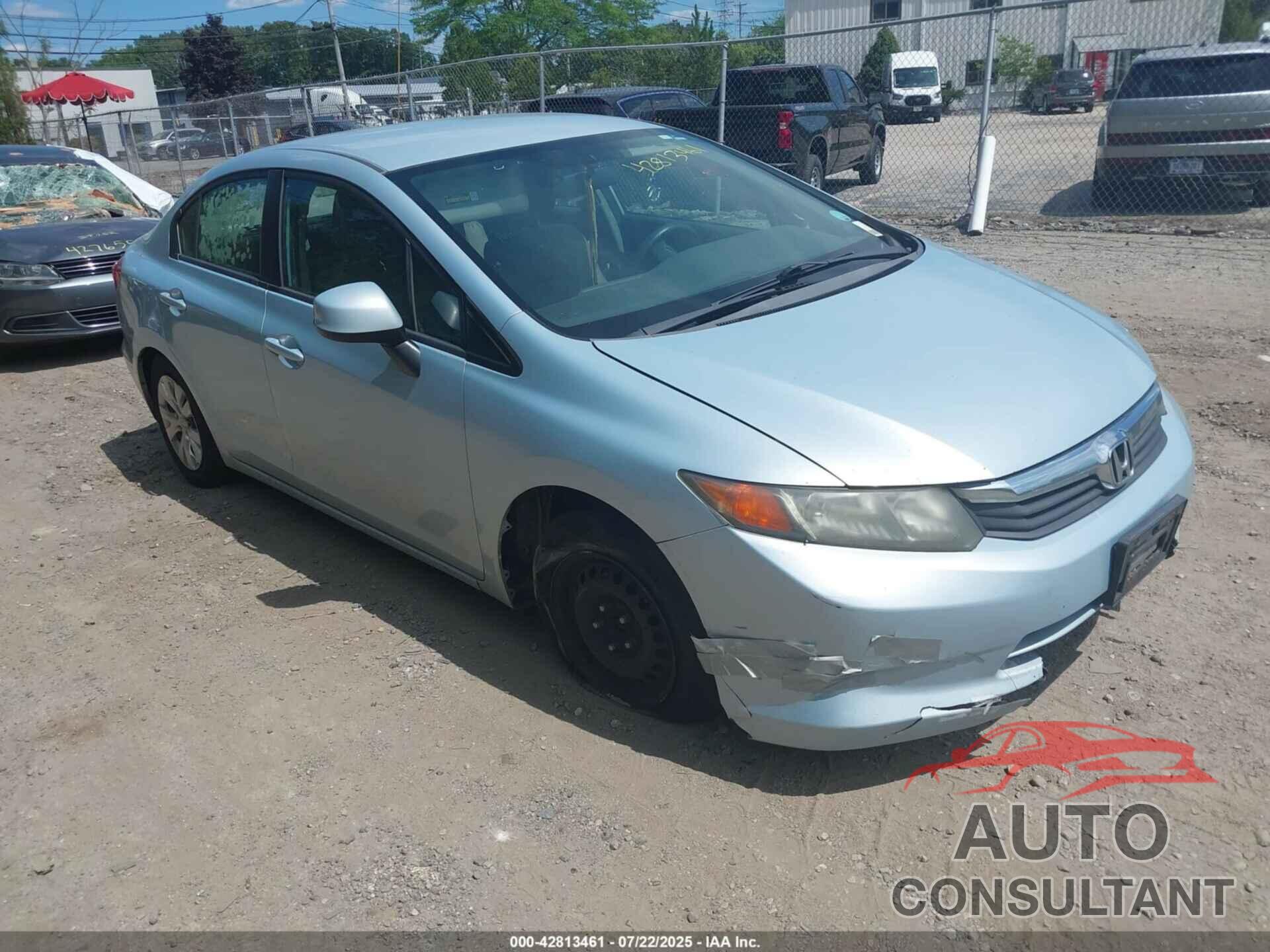 HONDA CIVIC 2012 - 2HGFB2F51CH514606