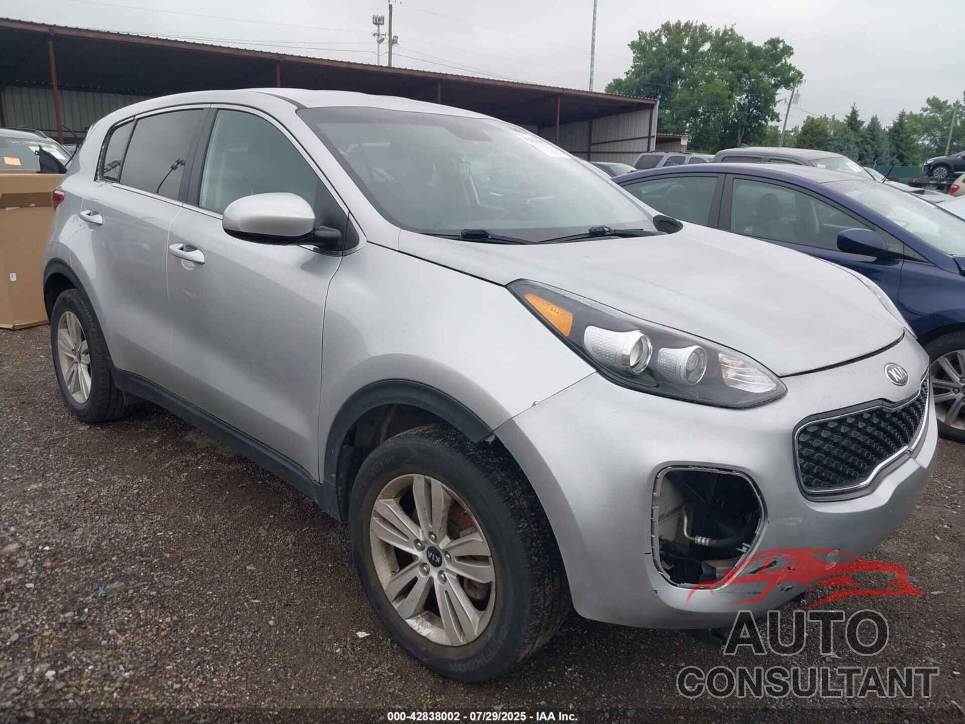 KIA SPORTAGE 2017 - KNDPMCAC7H7090103