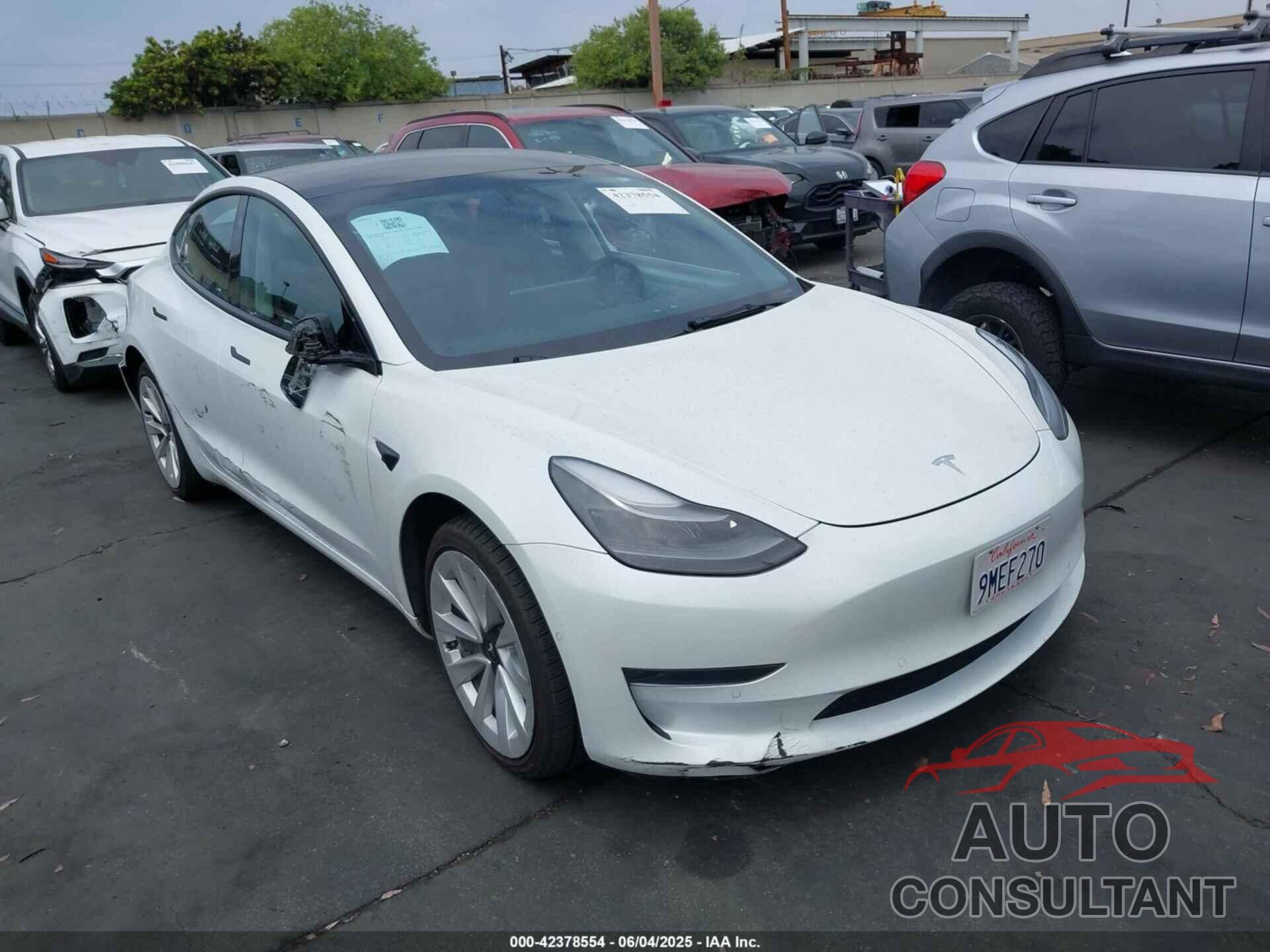TESLA MODEL 3 2022 - 5YJ3E1EA3NF142759