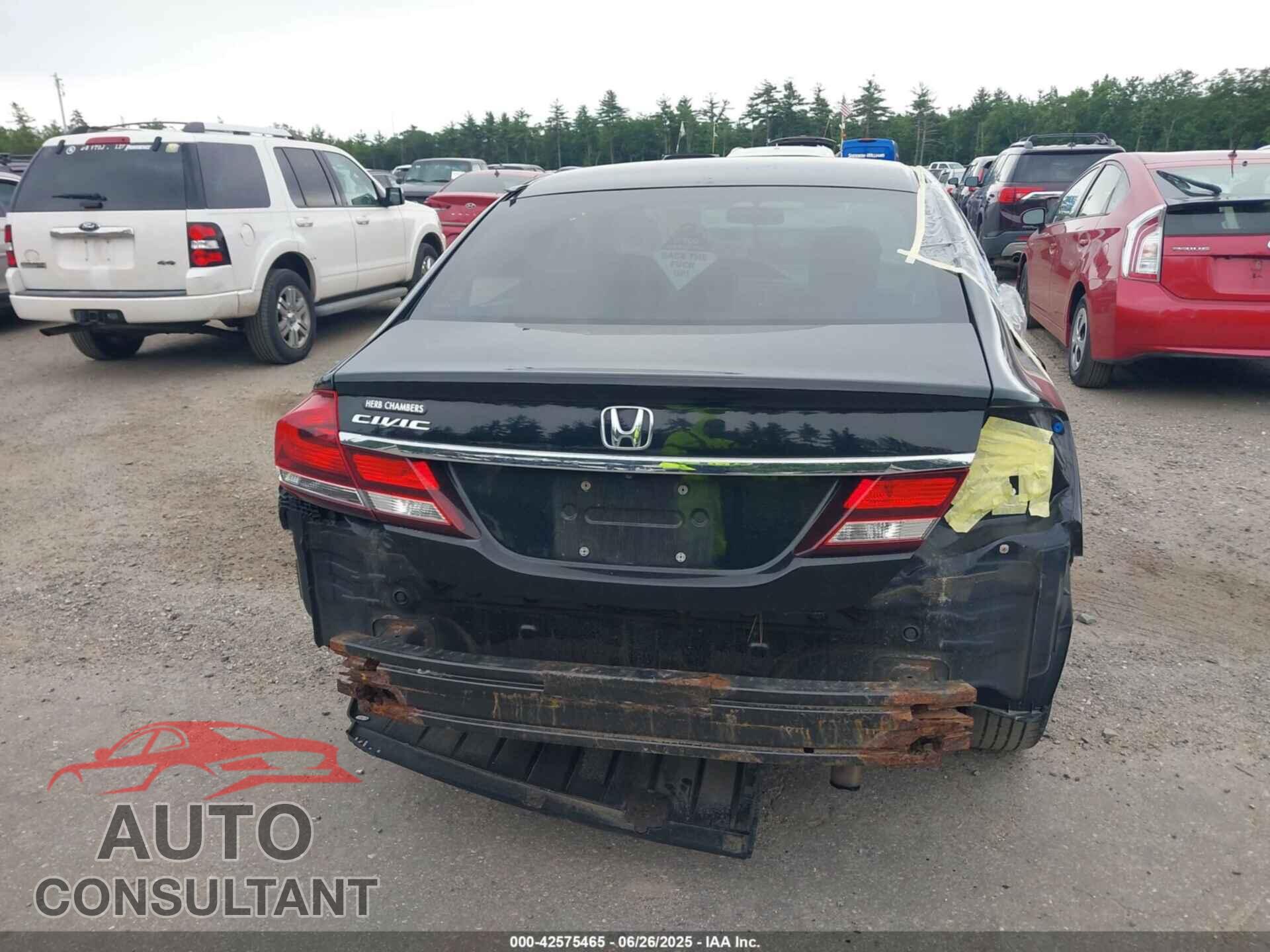 HONDA CIVIC 2013 - 19XFB2F94DE279813