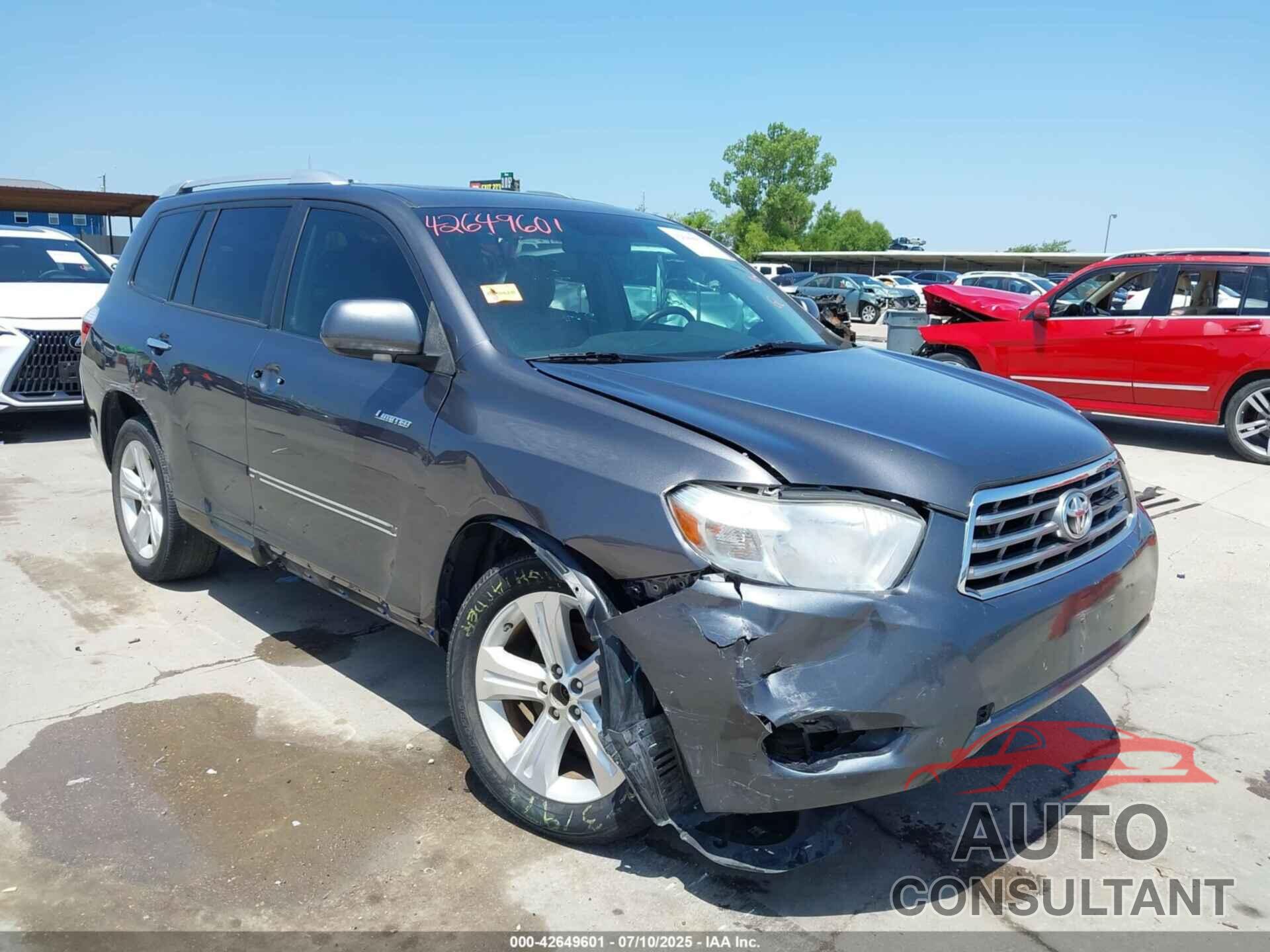TOYOTA HIGHLANDER 2010 - 5TDYK3EH7AS008172