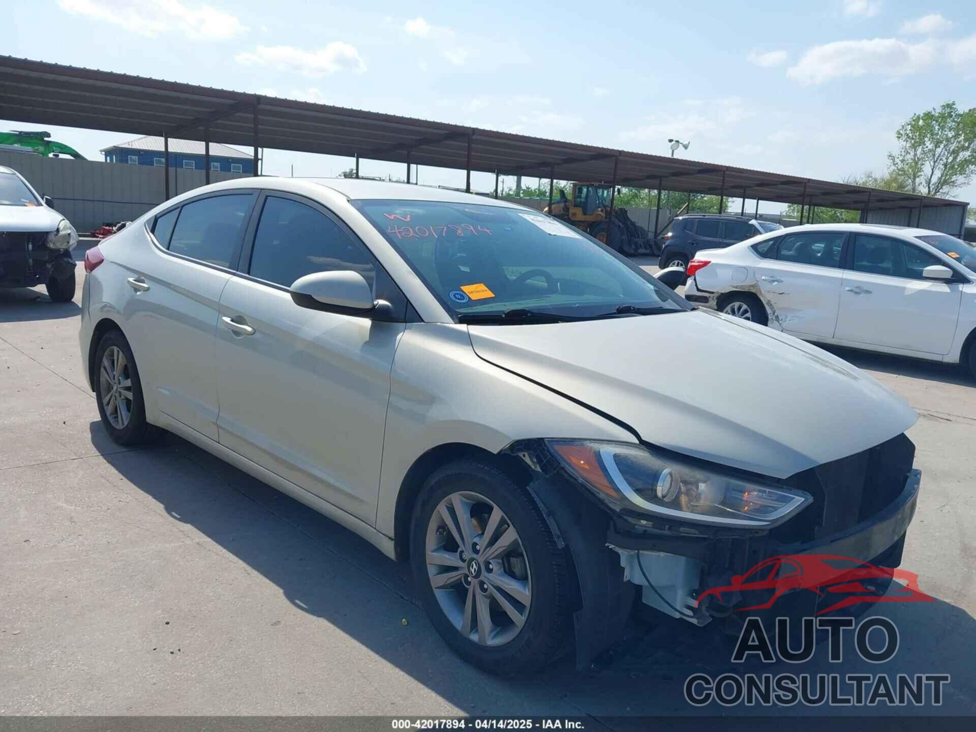 HYUNDAI ELANTRA 2018 - KMHD84LF8JU554670