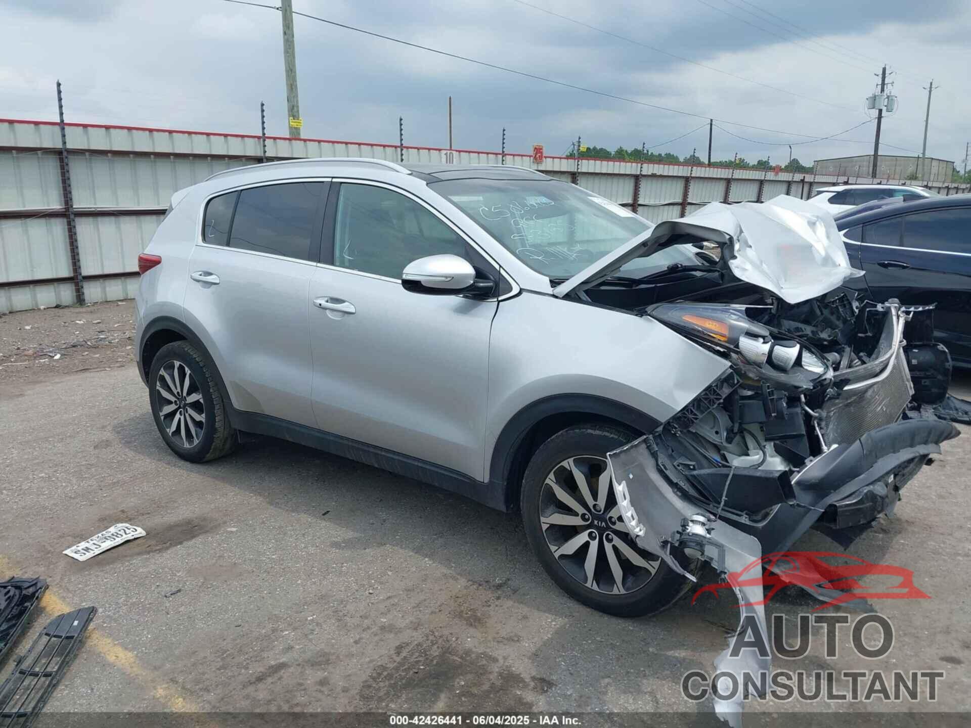 KIA SPORTAGE 2017 - KNDPN3AC4H7053104