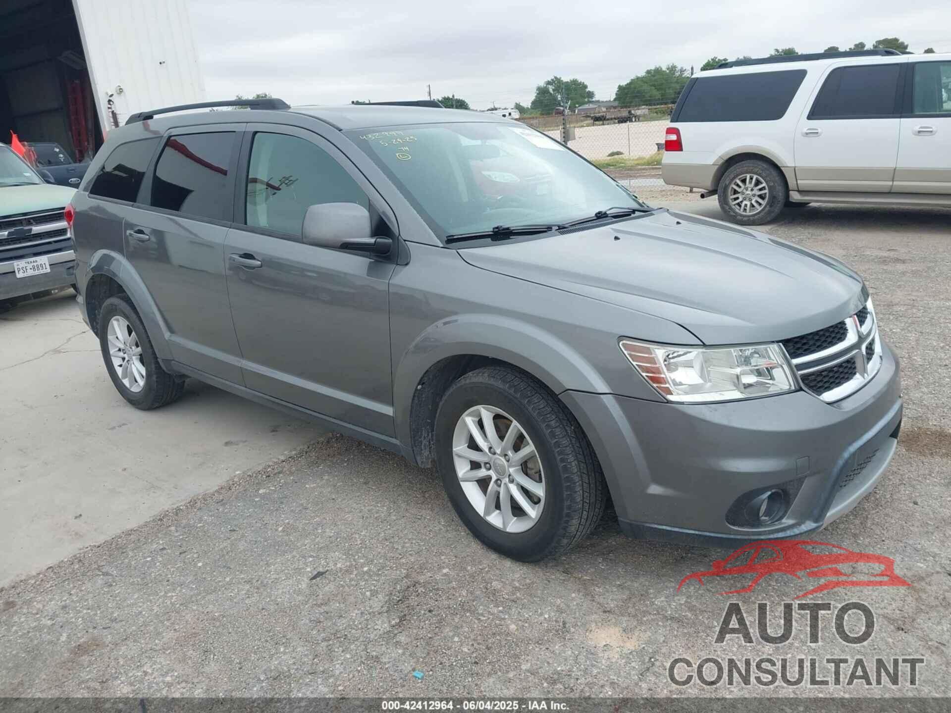 DODGE JOURNEY 2013 - 3C4PDCBG5DT687936