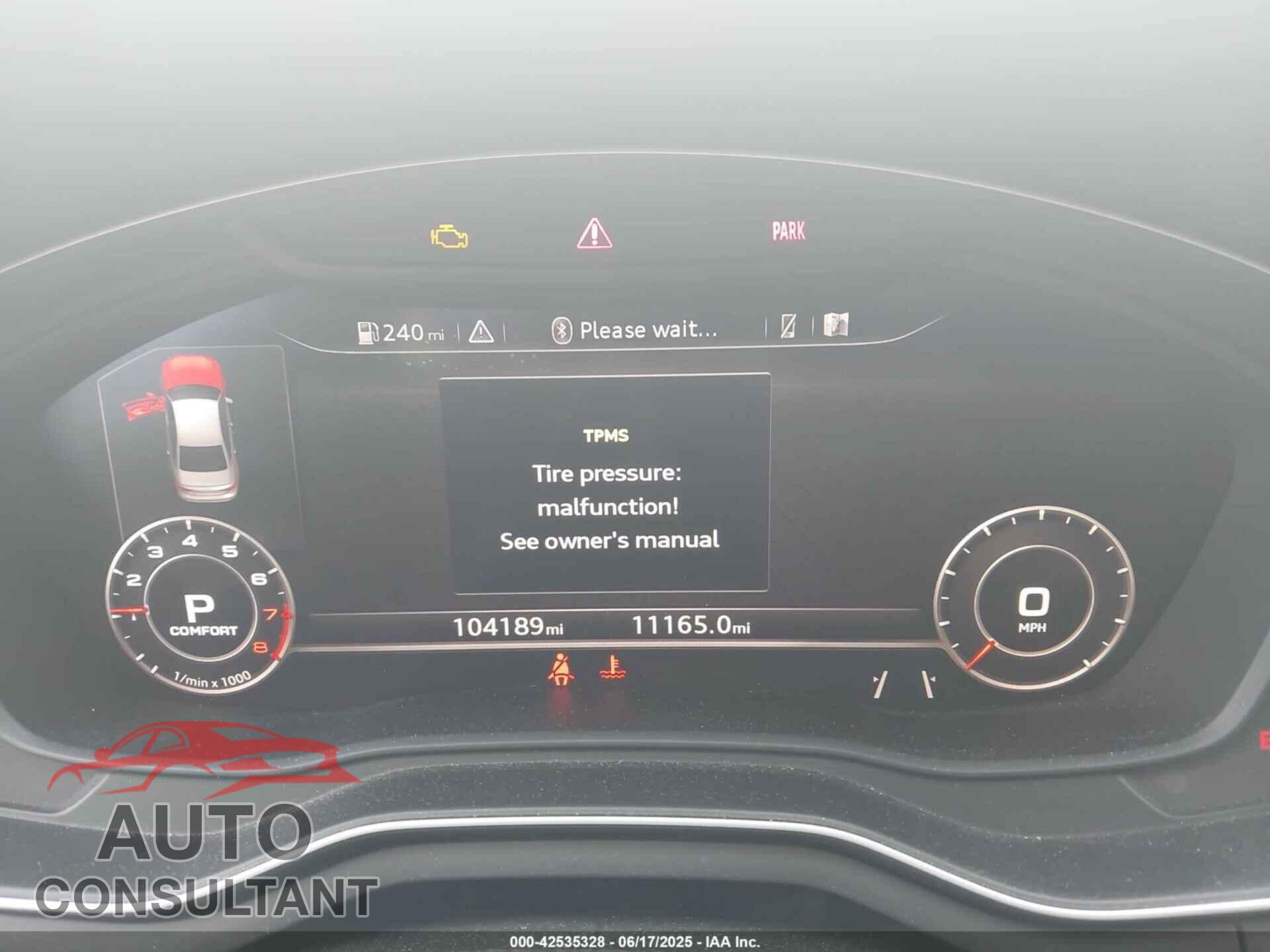 AUDI A4 2017 - WAUENAF42HN040468