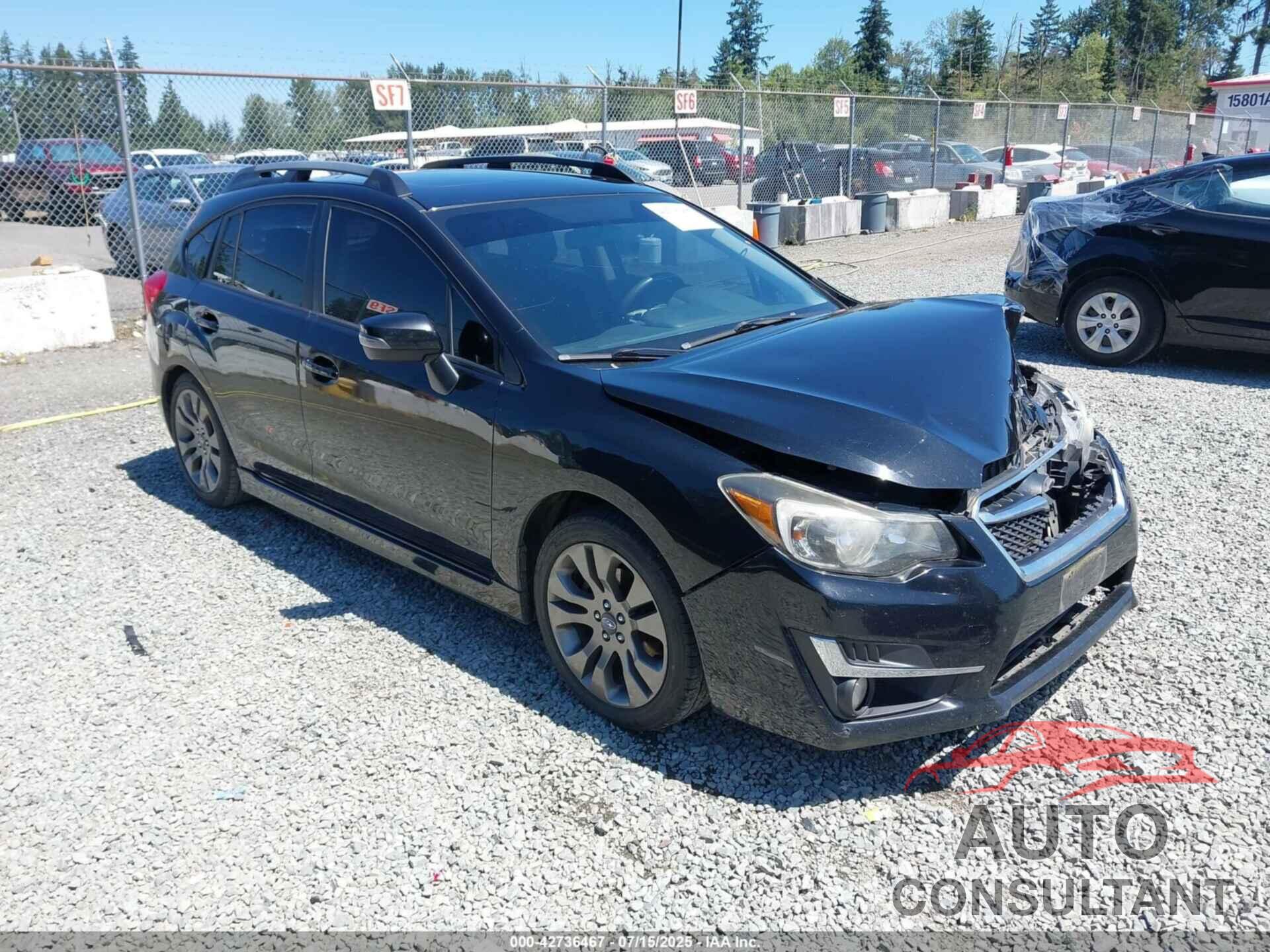 SUBARU IMPREZA 2015 - JF1GPAU62F8318197