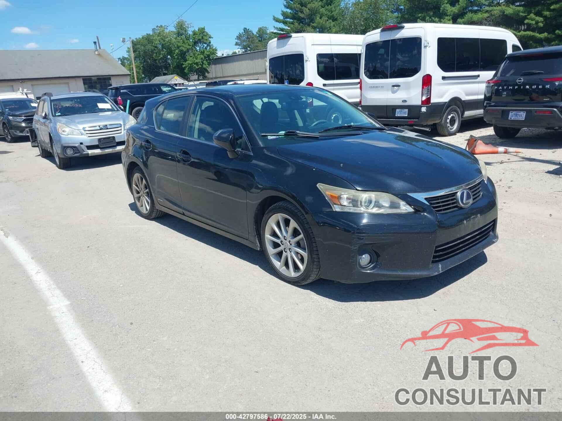 LEXUS CT 200H 2013 - JTHKD5BH4D2128067