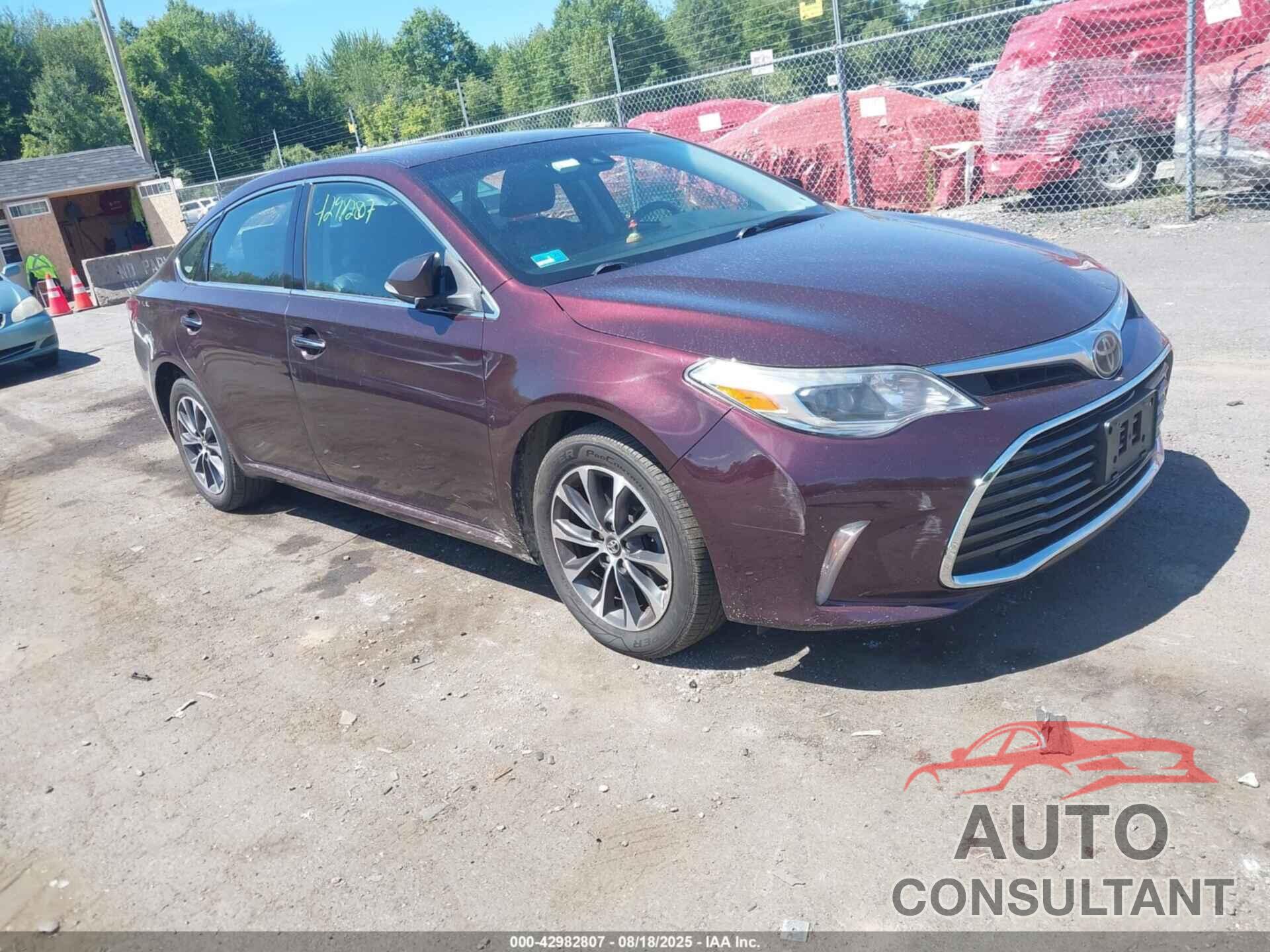 TOYOTA AVALON 2018 - 4T1BK1EB0JU284920