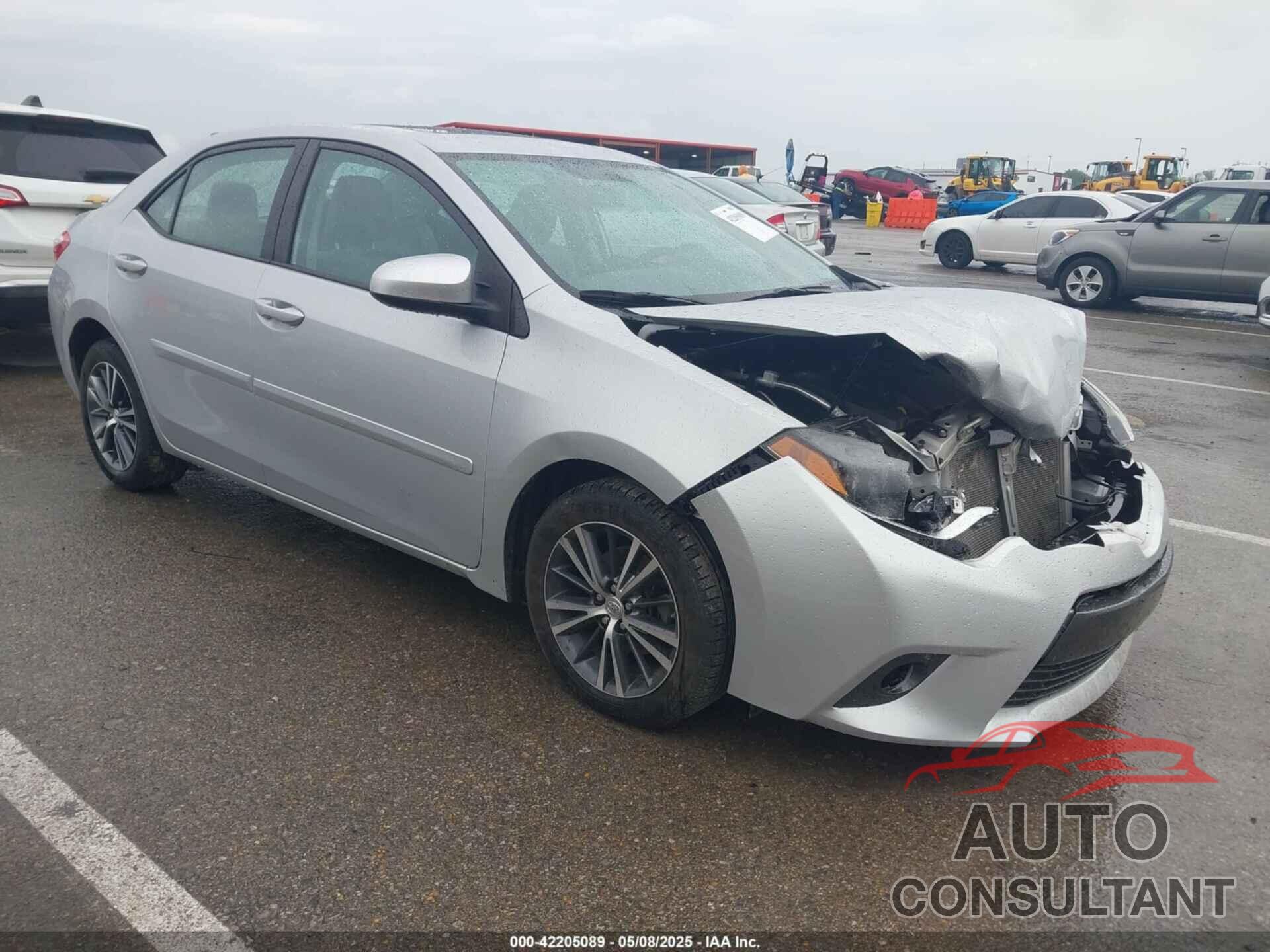 TOYOTA COROLLA 2016 - 2T1BURHE8GC675239
