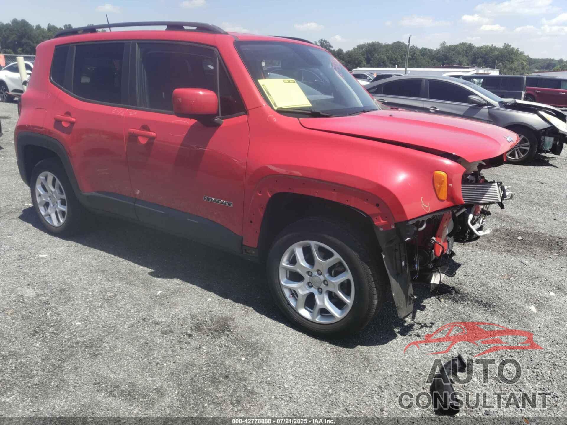 JEEP RENEGADE 2018 - ZACCJBBB5JPH74731