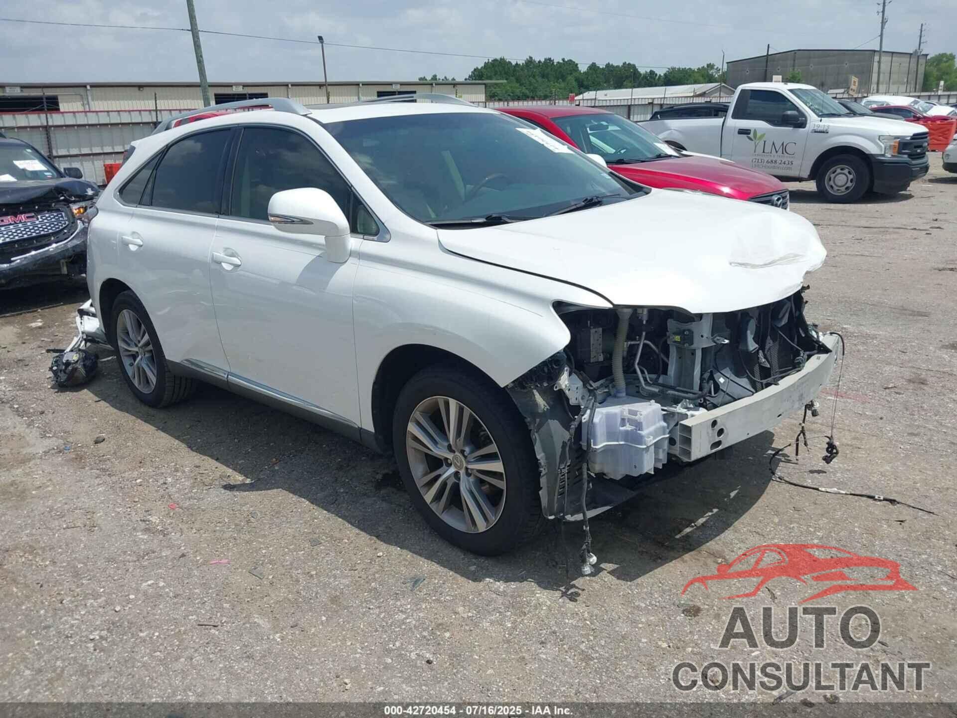 LEXUS RX 350 2015 - 2T2ZK1BA2FC198880
