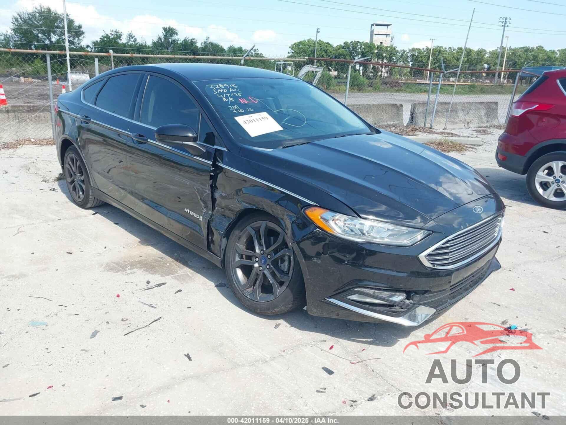 FORD FUSION HYBRID 2018 - 3FA6P0LUXJR101672