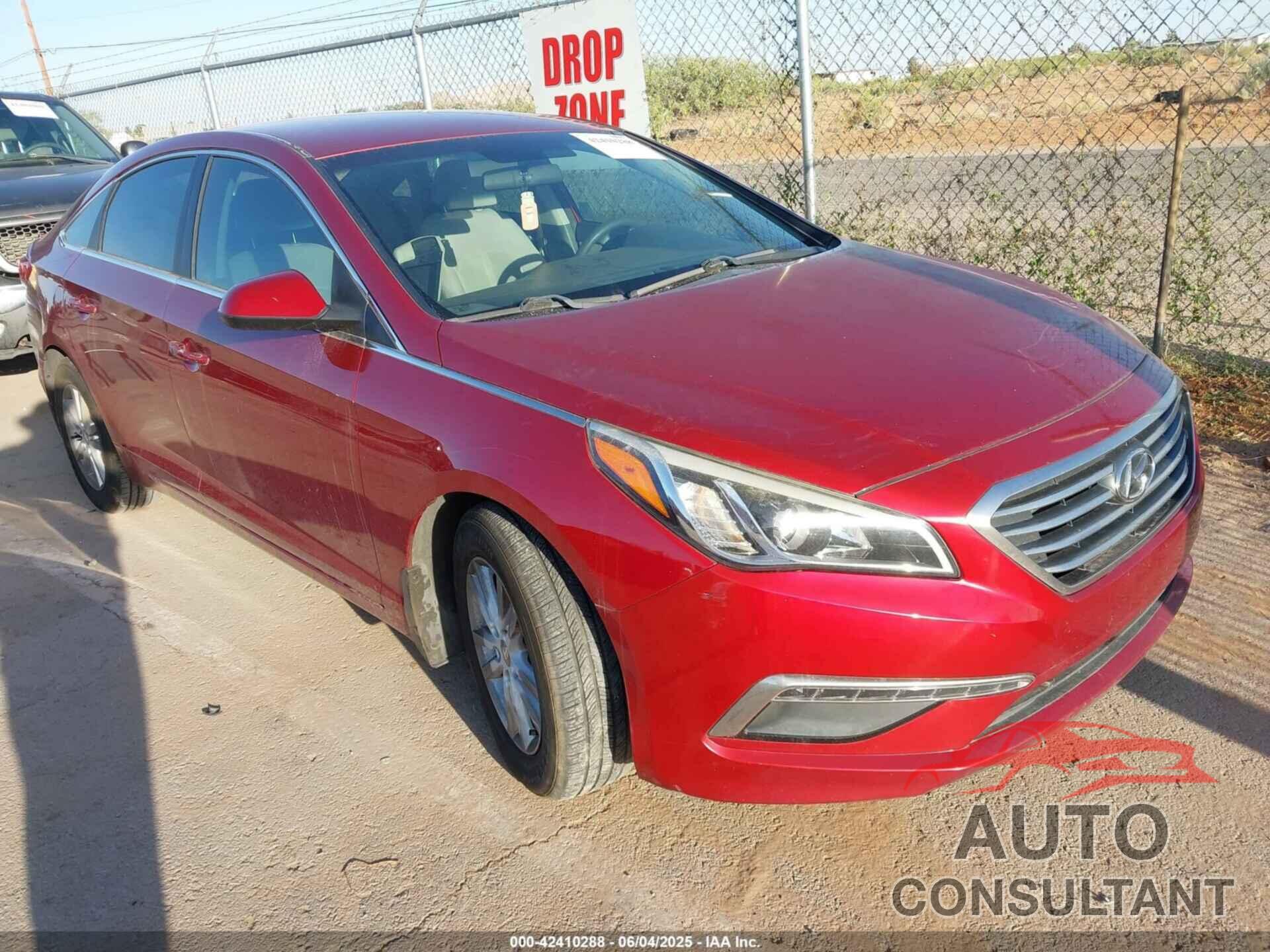 HYUNDAI SONATA 2015 - 5NPE24AF8FH242301