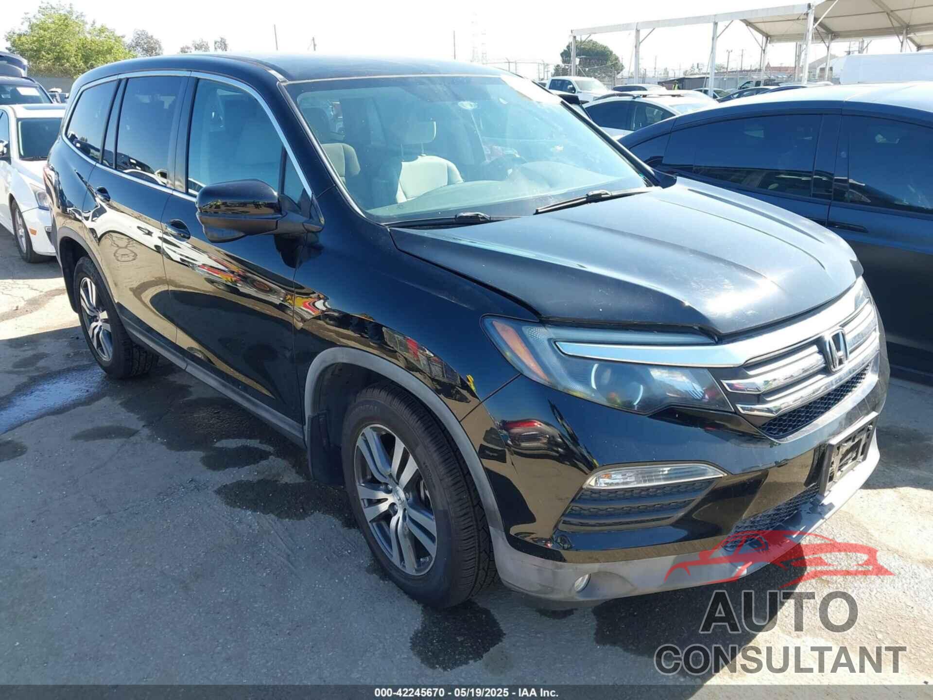 HONDA PILOT 2017 - 5FNYF5H35HB013403
