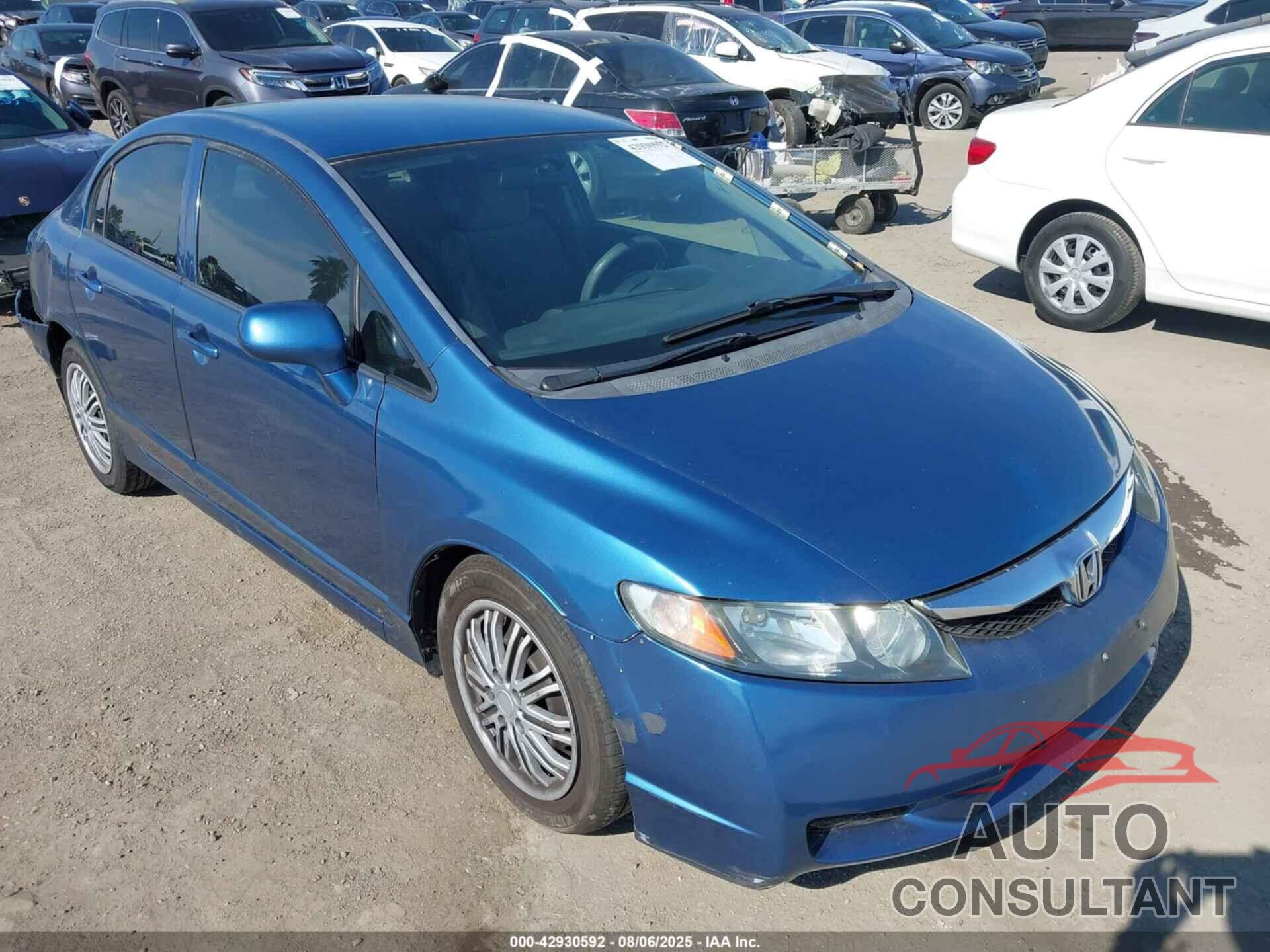 HONDA CIVIC 2011 - 2HGFA1F52BH538165