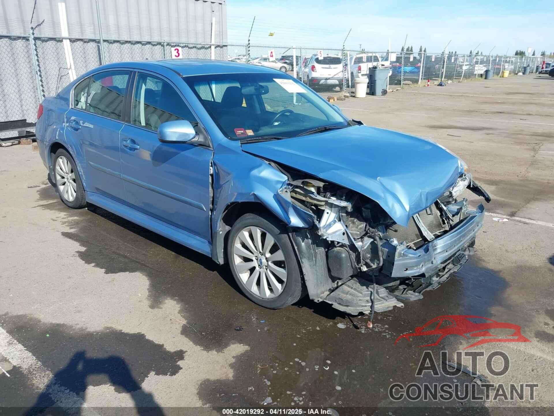 SUBARU LEGACY 2012 - 4S3BMBK63C3033801