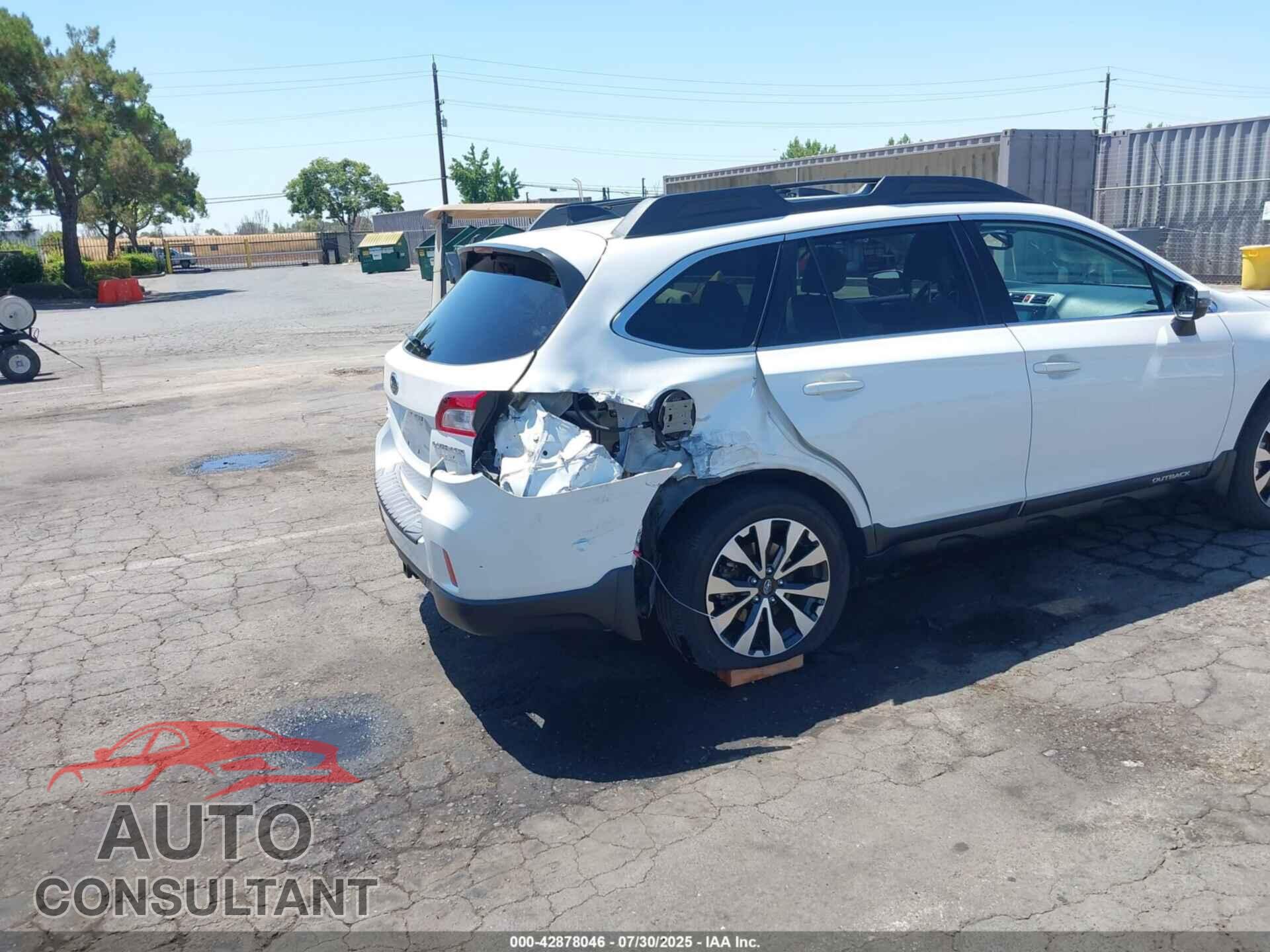 SUBARU OUTBACK 2016 - 4S4BSANC1G3249875