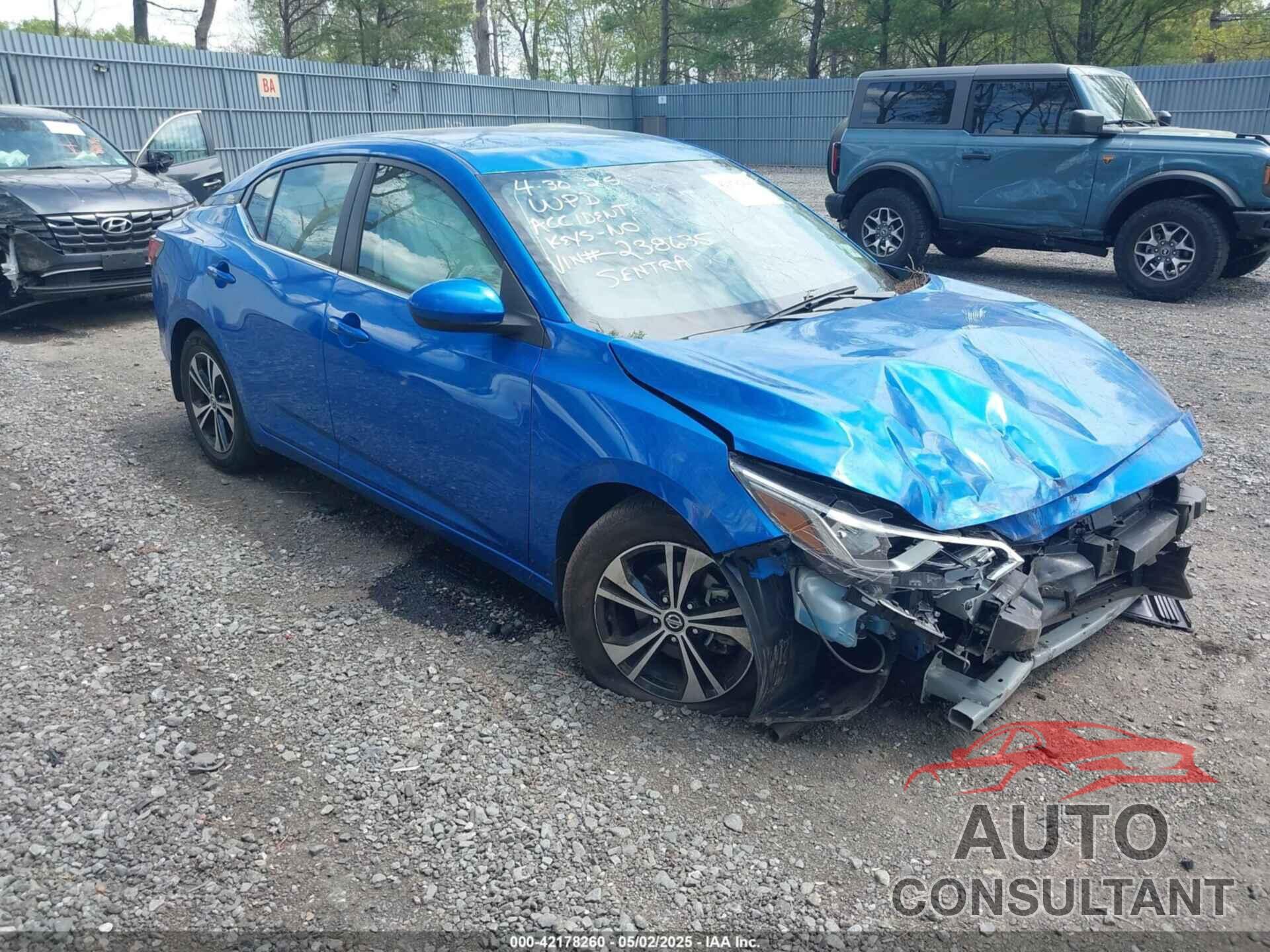 NISSAN SENTRA 2023 - 3N1AB8CV4PY238635
