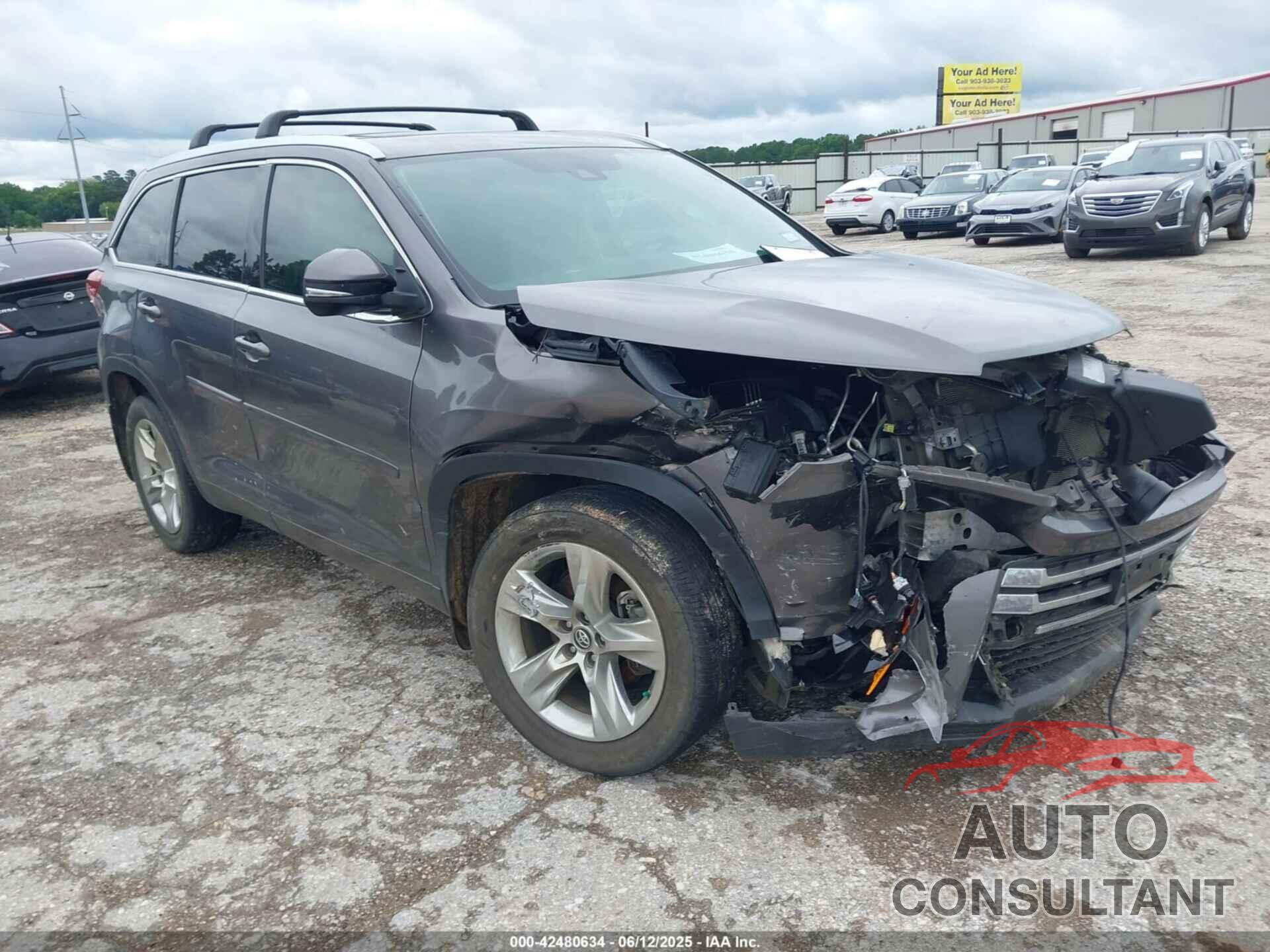 TOYOTA HIGHLANDER 2018 - 5TDYZRFH6JS275655