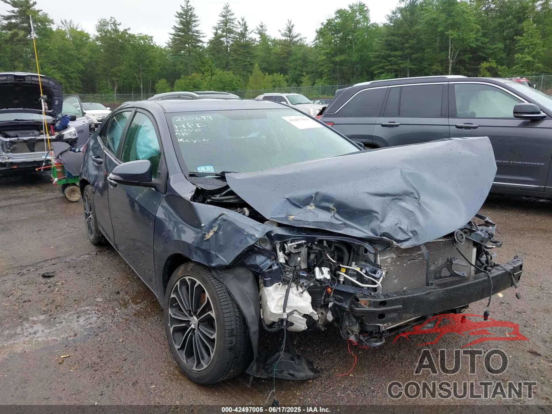 TOYOTA COROLLA 2014 - 2T1BURHEXEC187407