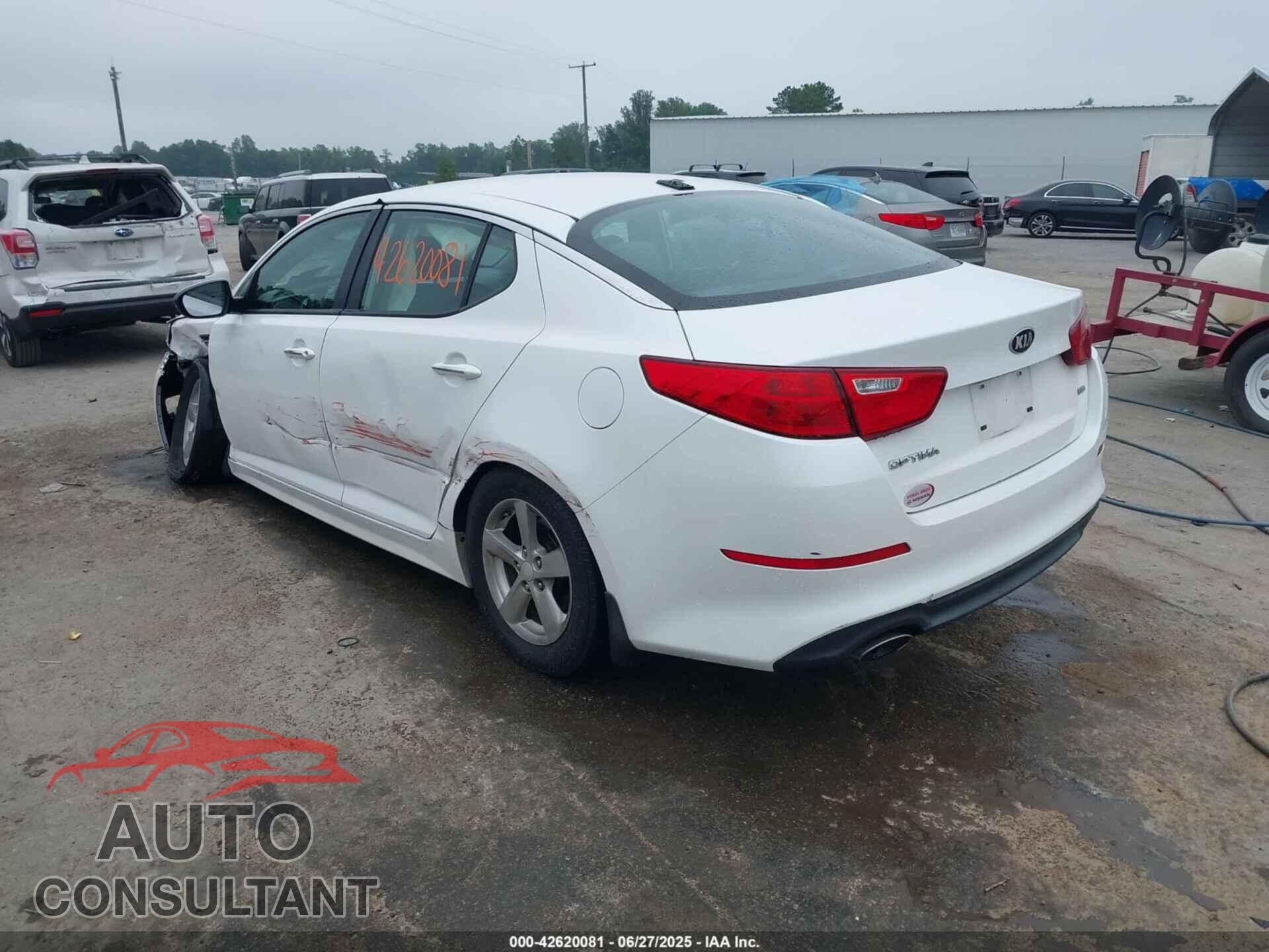 KIA OPTIMA 2015 - KNAGM4A70F5592644