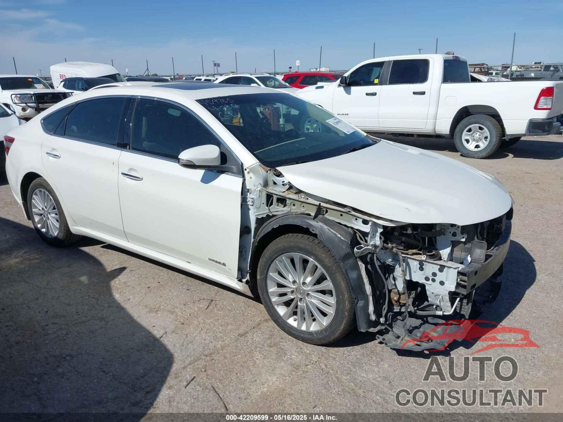 TOYOTA AVALON HYBRID 2014 - 4T1BD1EB5EU021256