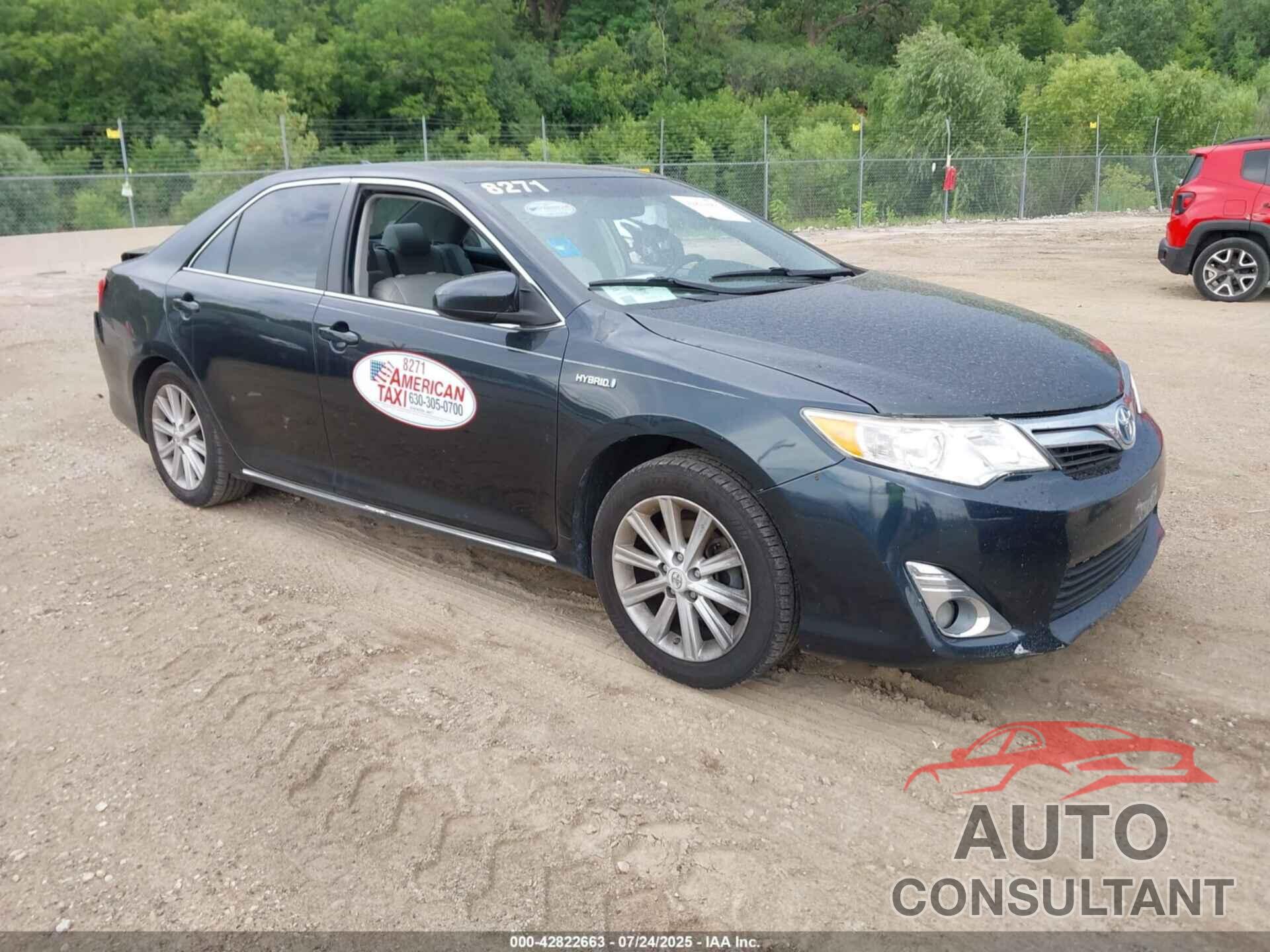 TOYOTA CAMRY HYBRID 2012 - 4T1BD1FK2CU032808