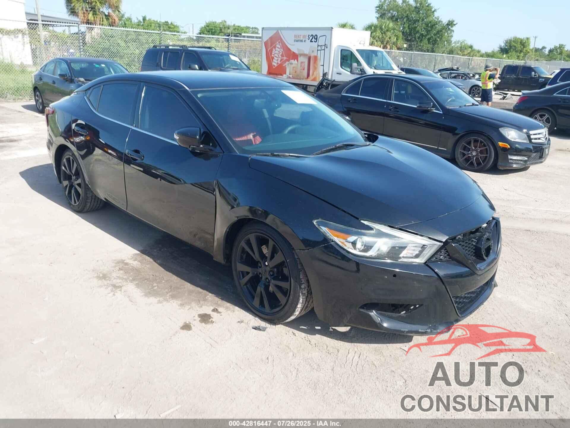 NISSAN MAXIMA 2017 - 1N4AA6APXHC451081
