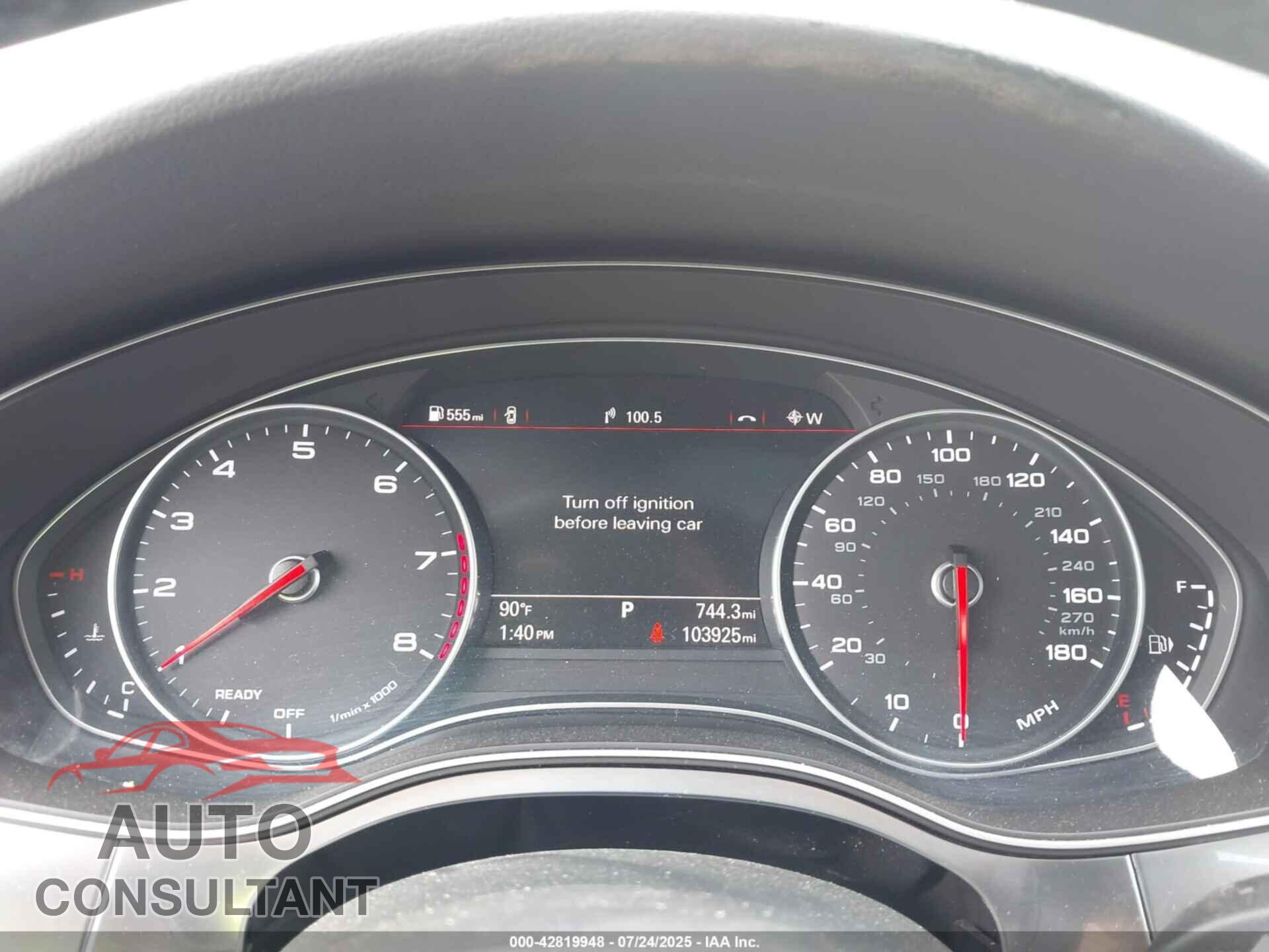 AUDI A6 2016 - WAUGFAFC7GN060856