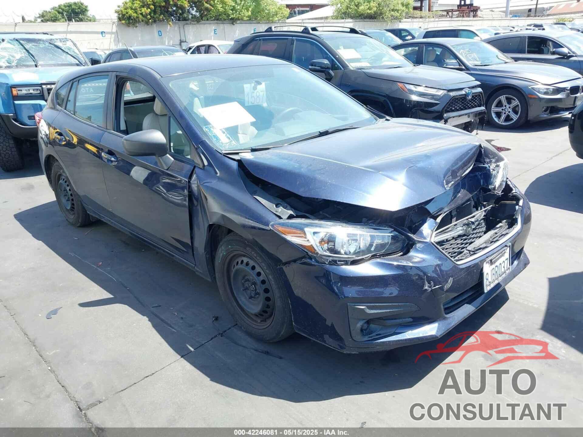 SUBARU IMPREZA 2019 - 4S3GTAA68K1726006