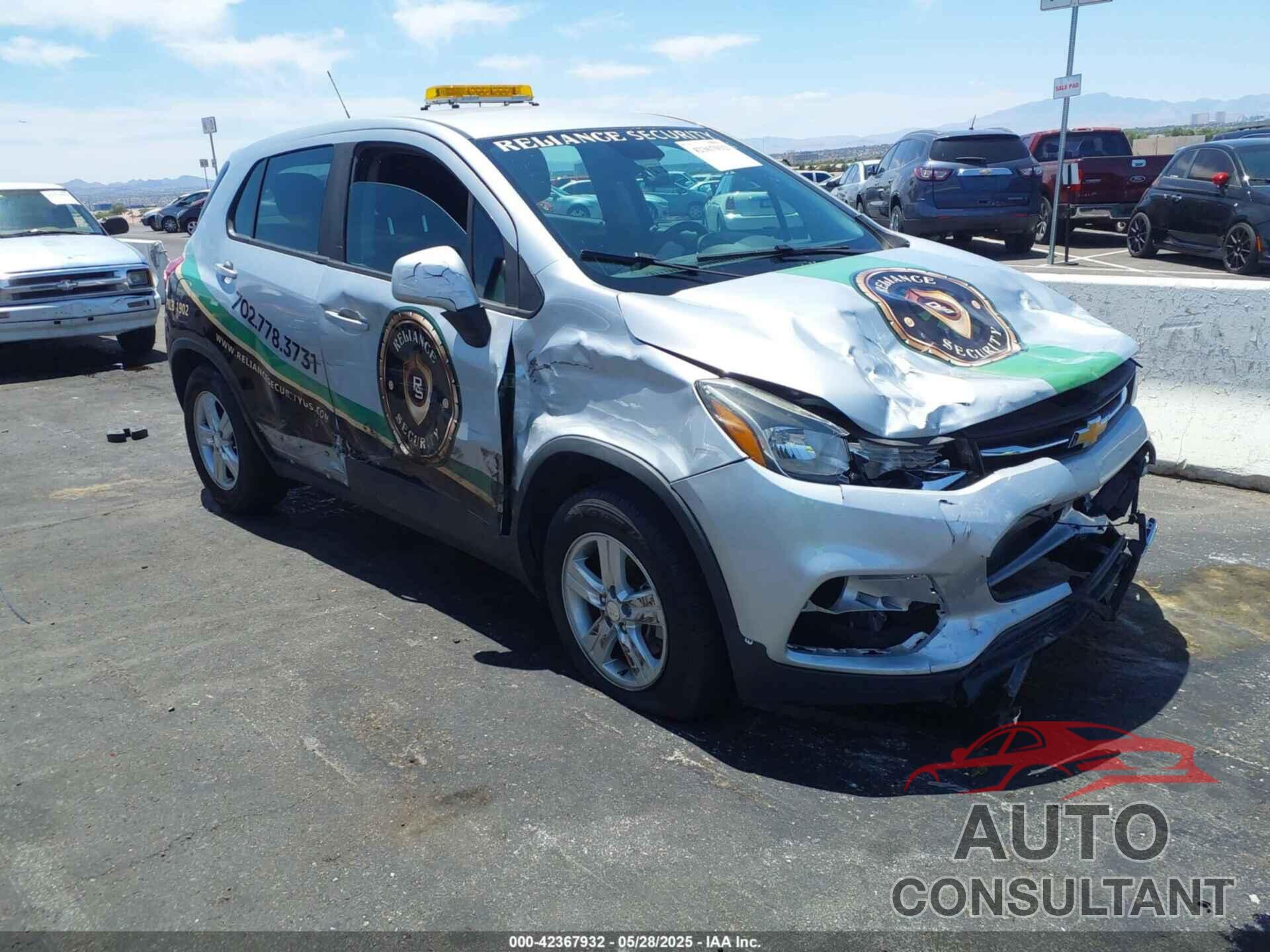 CHEVROLET TRAX 2019 - 3GNCJKSB0KL299703