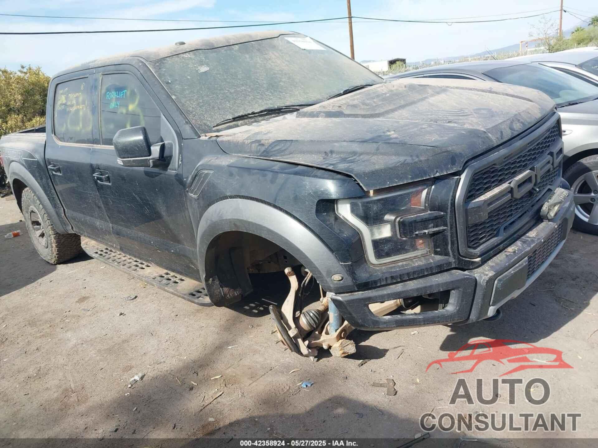 FORD F-150 2017 - 1FTFW1RG1HFA86877