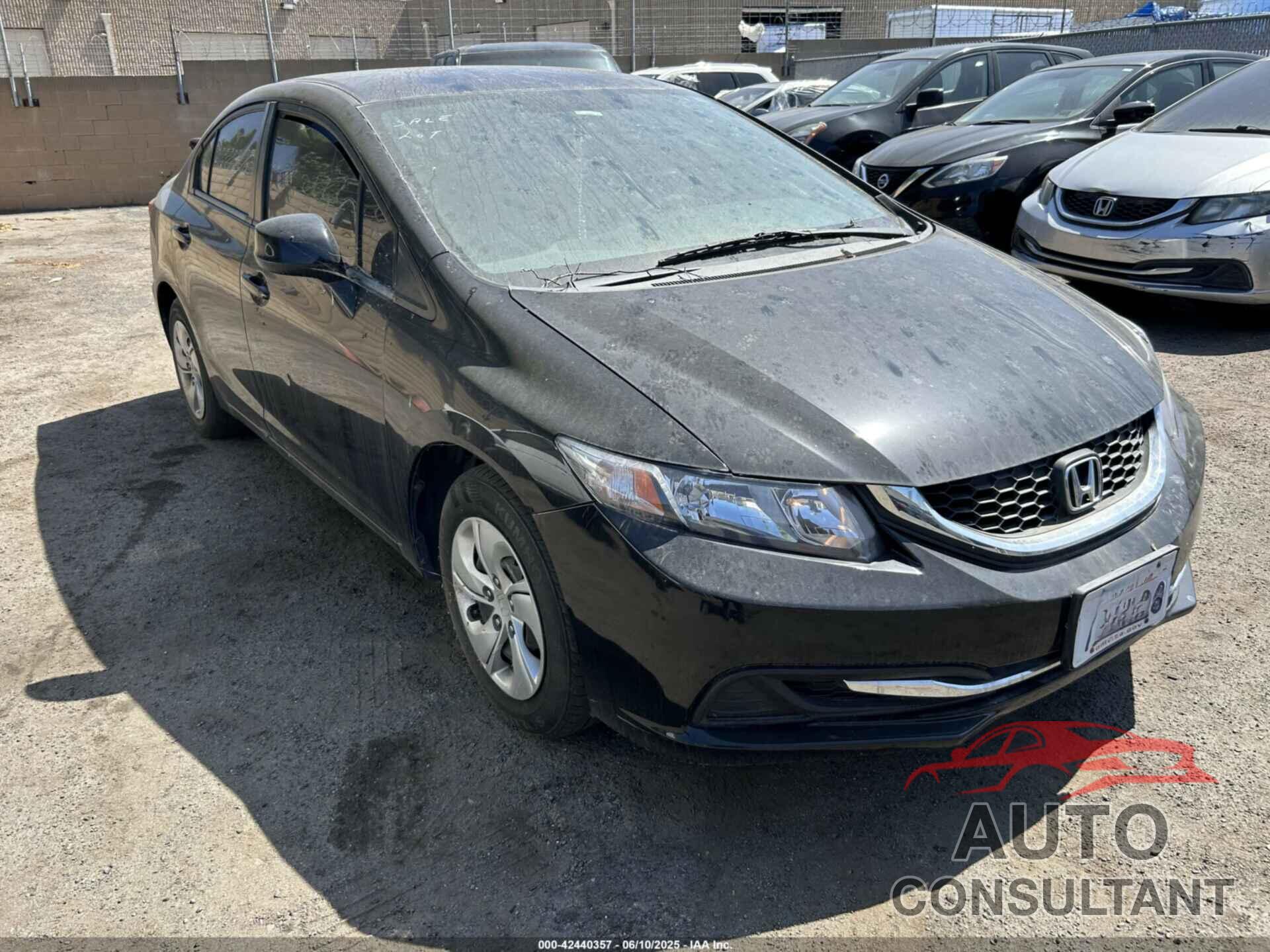 HONDA CIVIC 2013 - 19XFB2F51DE260357