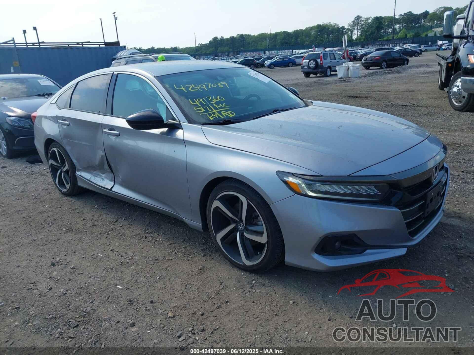 HONDA ACCORD 2021 - 1HGCV1F34MA072309