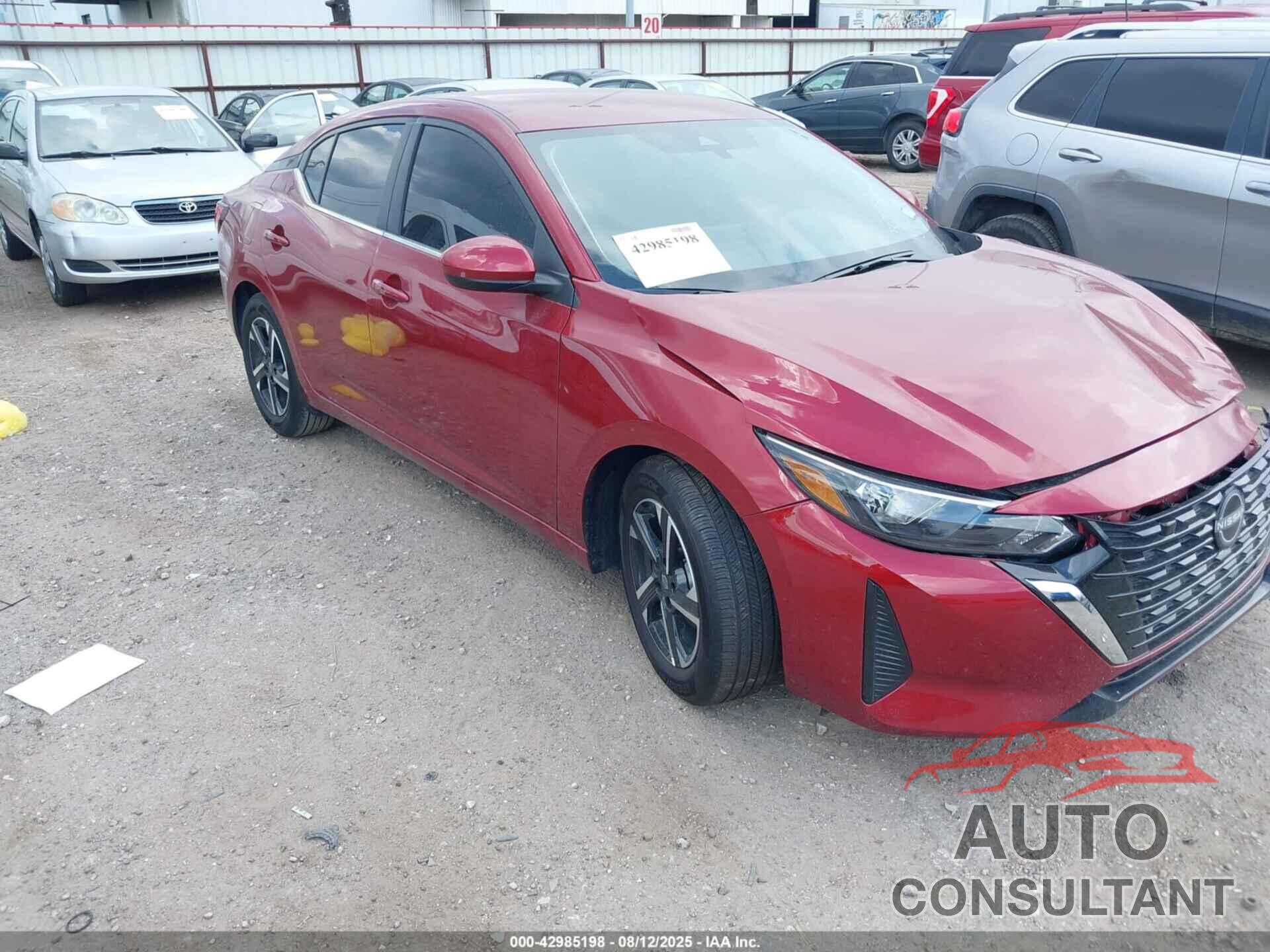 NISSAN SENTRA 2025 - 3N1AB8CV3SY361139