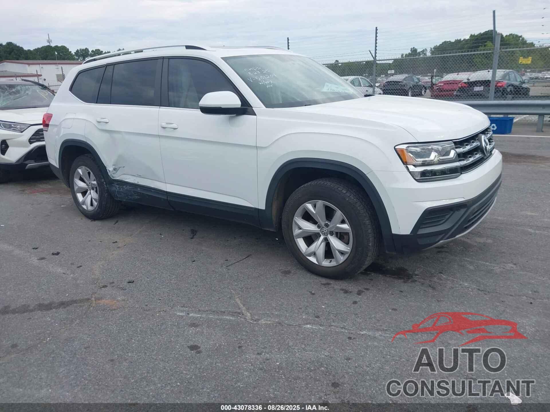 VOLKSWAGEN ATLAS 2018 - 1V2BR2CA3JC501204